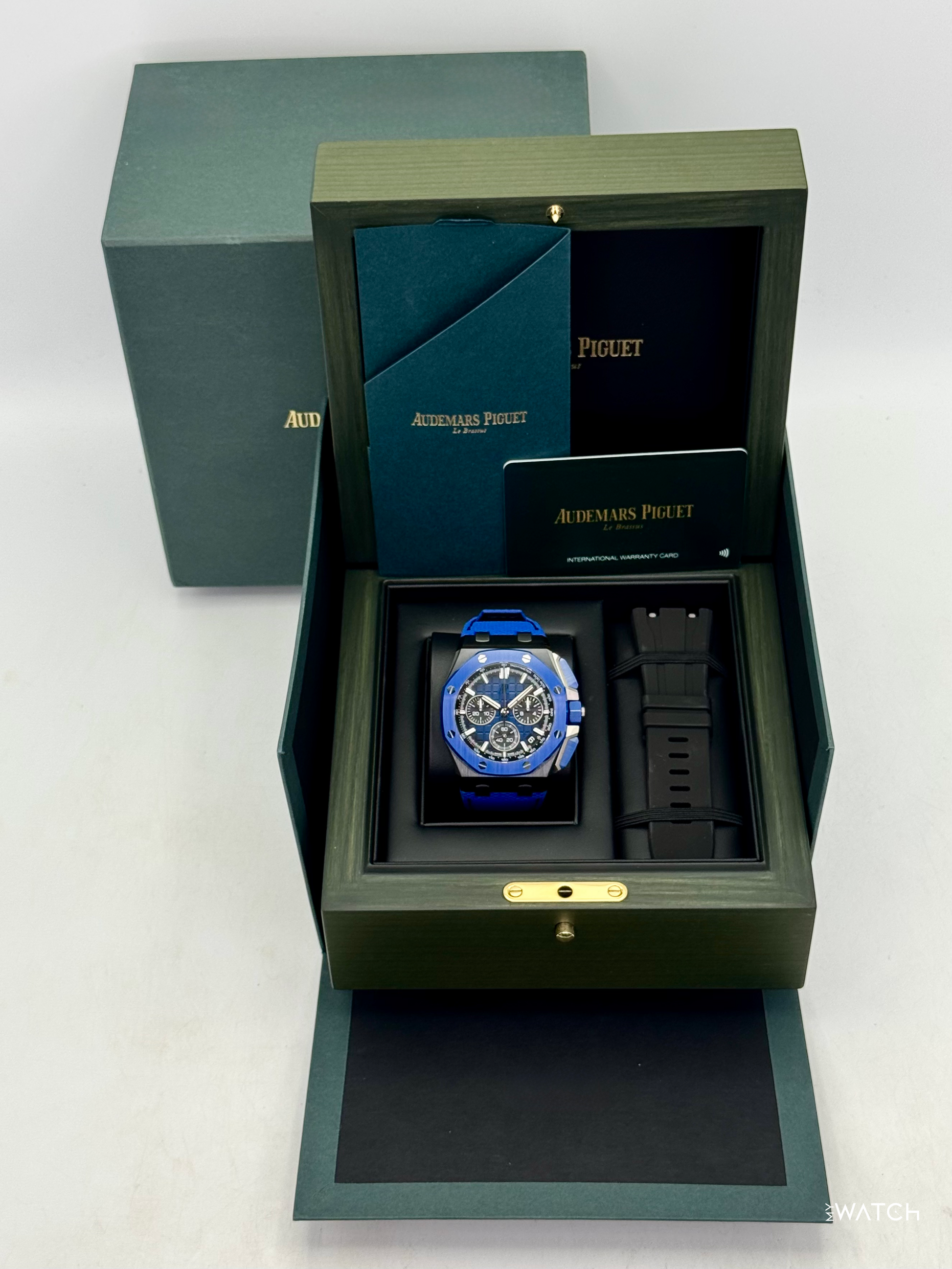 2024 Audemars Piguet Royal Oak Offshore Chrono 43mm 26420CE Ceramic Blue Dial - MyWatchLLC