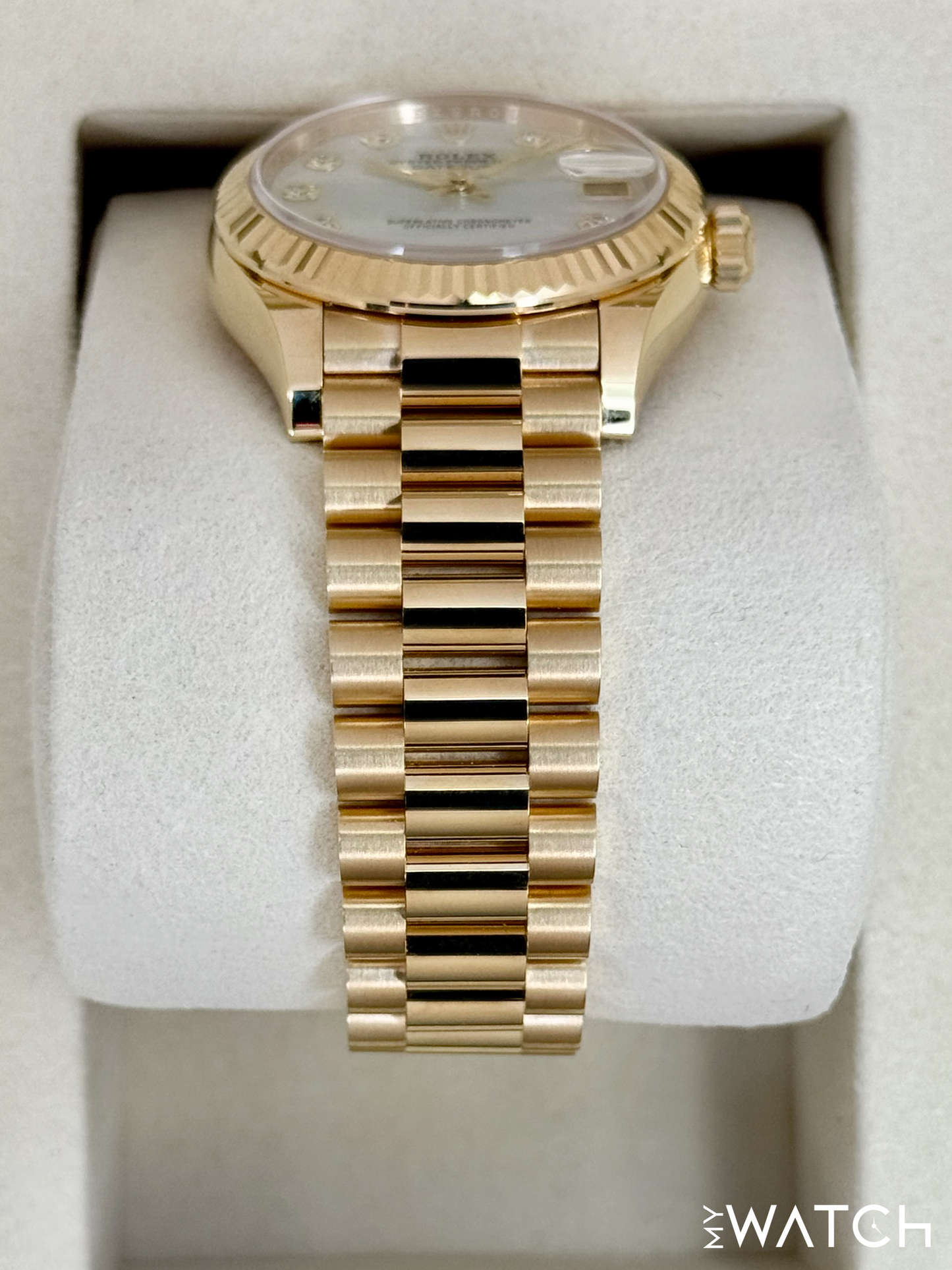 NEW 2025 Rolex Datejust 31mm 278278 Yellow Gold MOP Diamond Dial