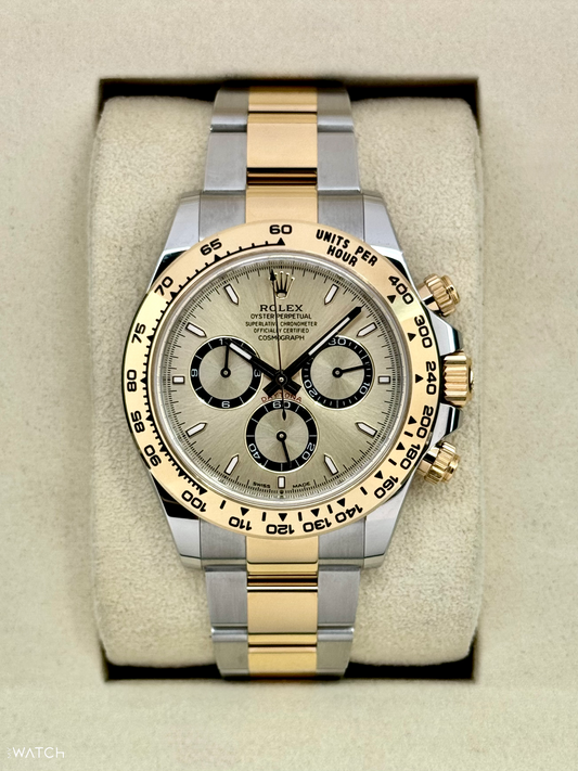 NEW 2025 Rolex Daytona 40mm 126503 Two-Tone Champagne Dial