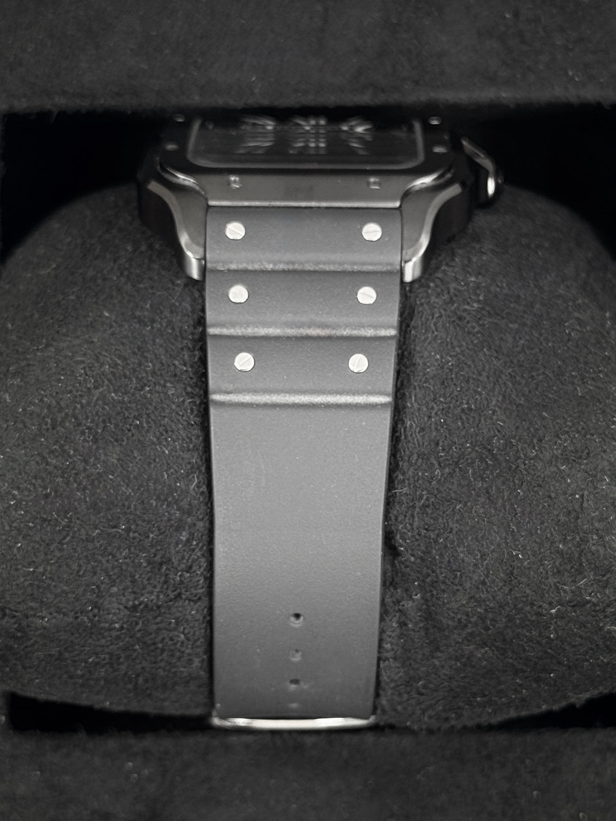 2024 Cartier Santos De Cartier 39.8mm WSSA0039 Black Steel Black Dial - Large - MyWatchLLC