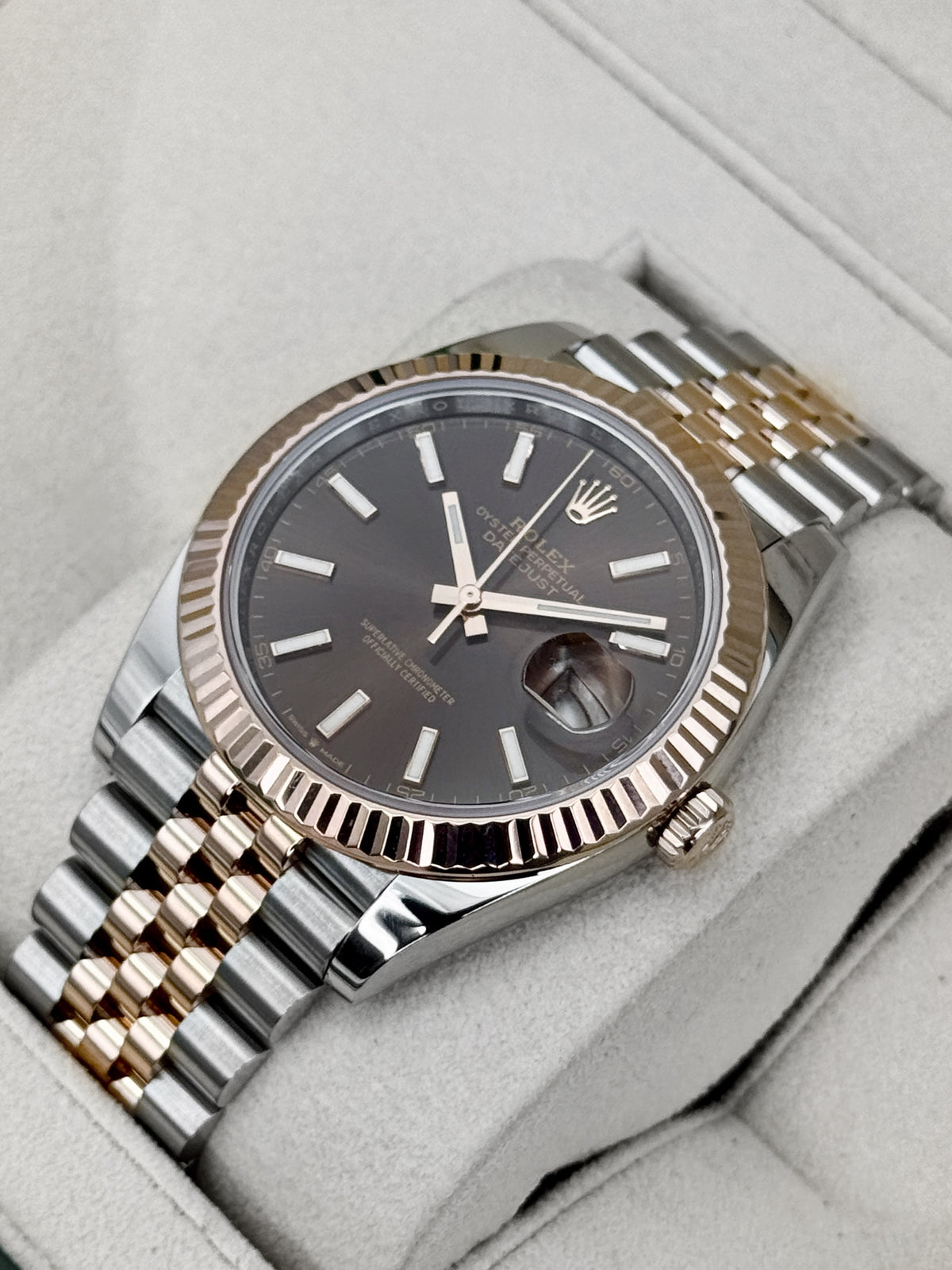 2022 Rolex Datejust 41mm 126331 Two-Tone Jubilee Chocolate Dial - MyWatchLLC