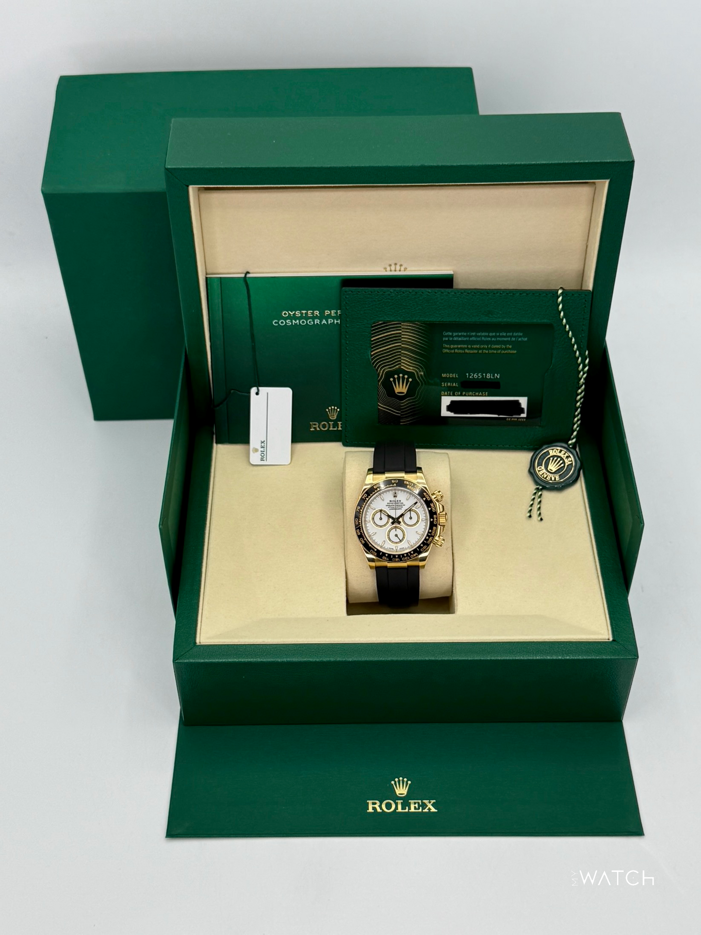 2025 Rolex Daytona 40mm 126518LN Yellow Gold White Dial