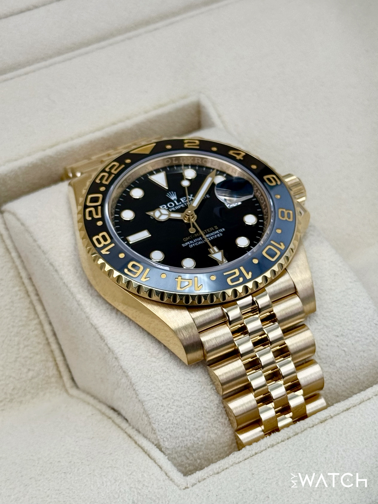 2023 Rolex GMT-Master II 40mm 126718GRNR Jubilee Black Dial
