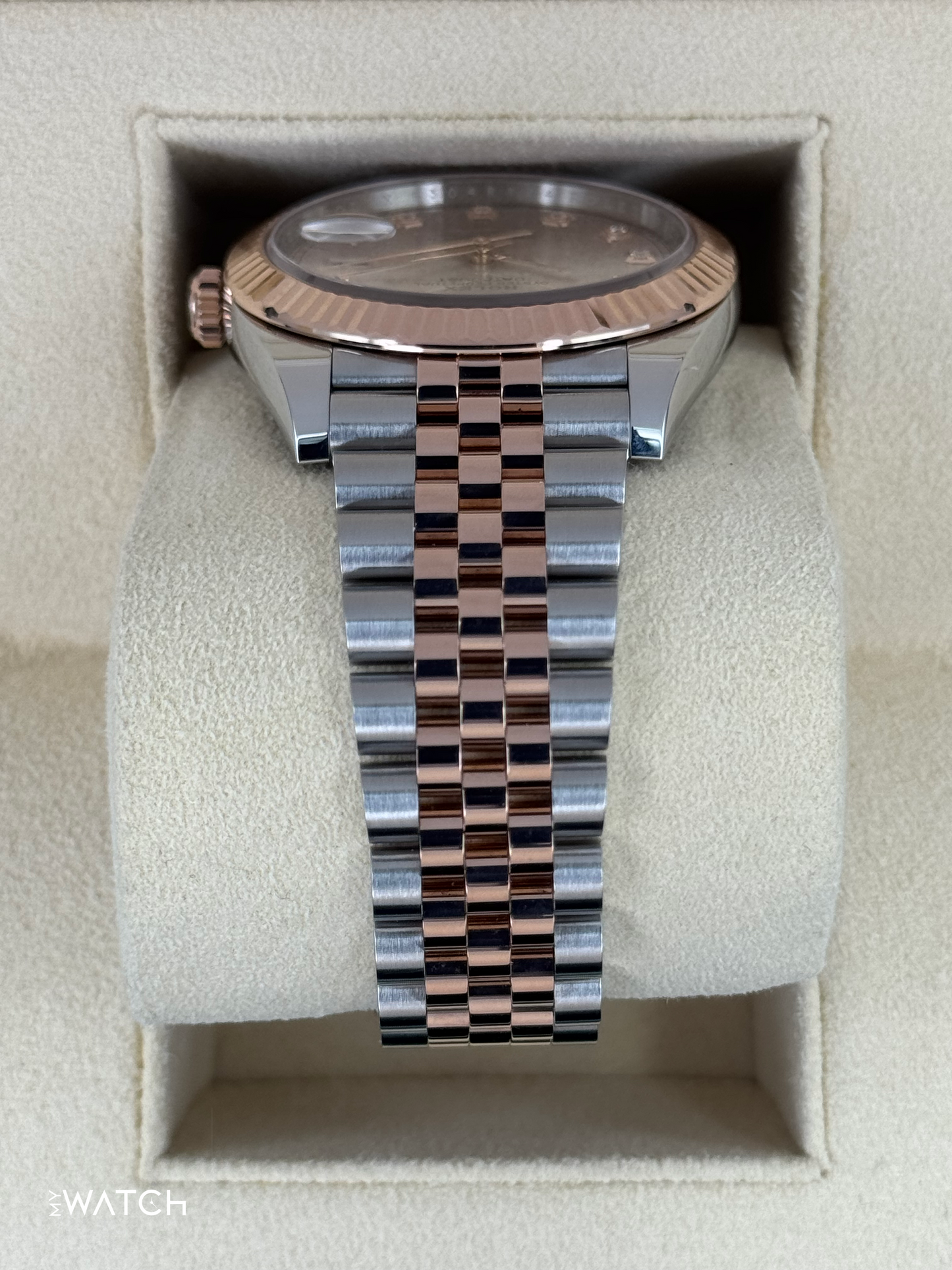 2022 Rolex Datejust 41mm 126331 Two-Tone Jubilee Sundust Diamond Dial