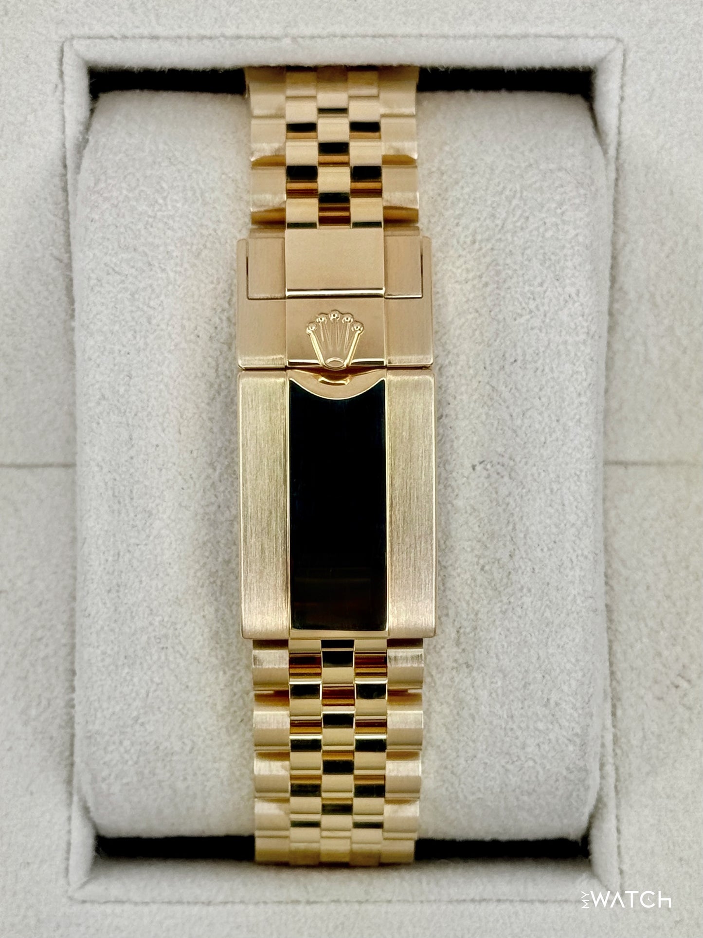 2023 Rolex GMT-Master II 40mm 126718GRNR Yellow Gold Jubilee Black Dial - MyWatchLLC