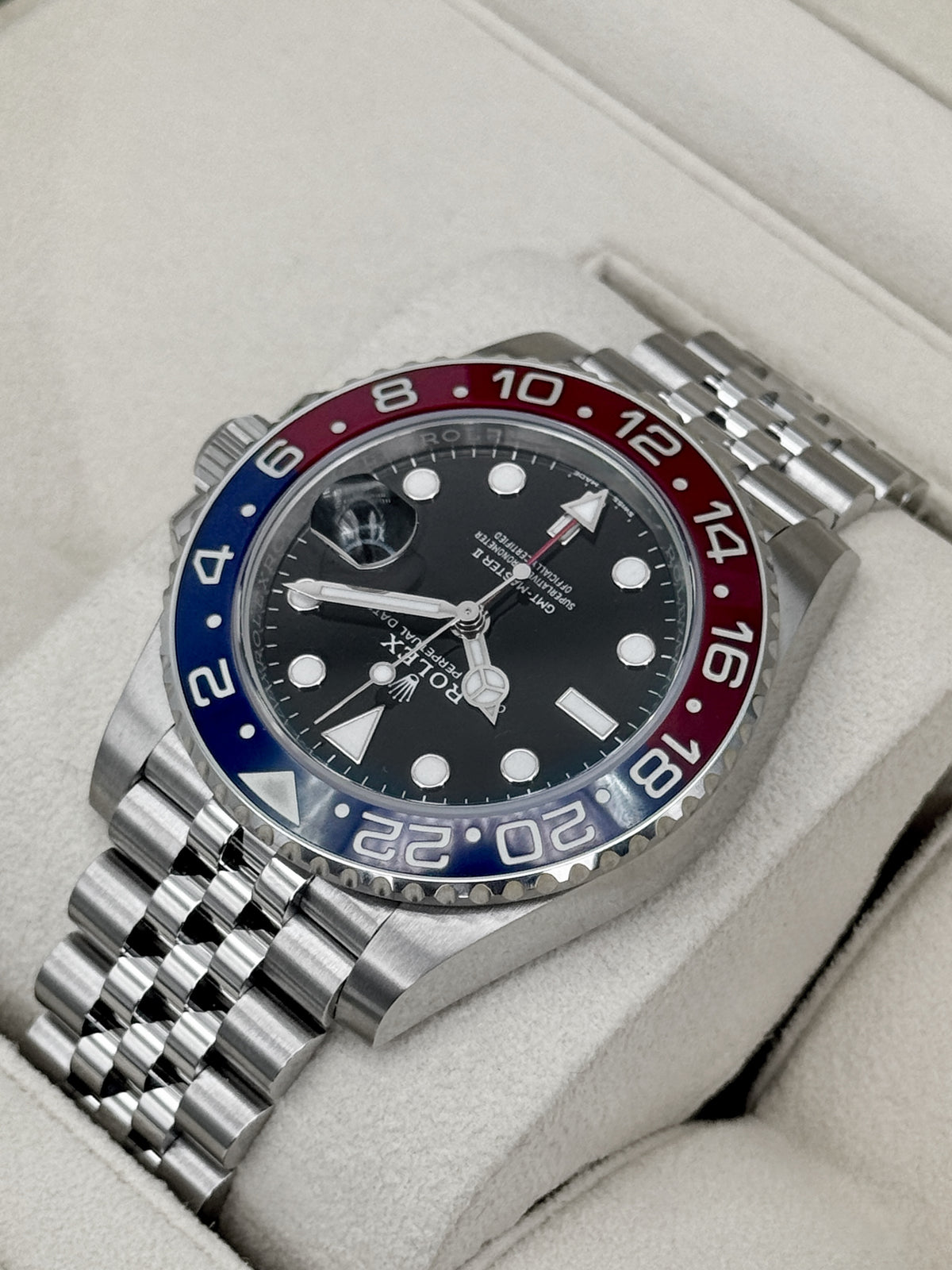 NEW 2024 Rolex GMT-Master II "Pepsi" 40mm 126710BLRO Jubilee (STICKERED) - MyWatchLLC