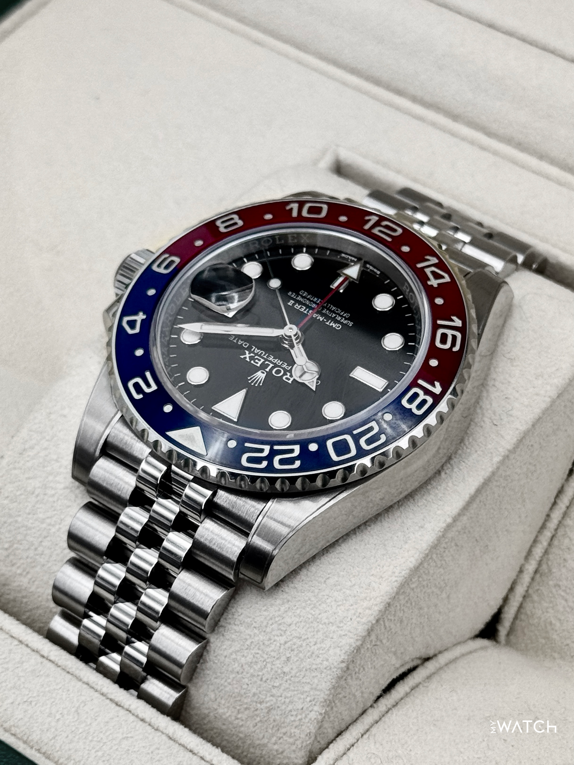 2020 Rolex GMT-Master II "Pepsi" 40mm 126710BLRO Jubilee (STICKERED) - MyWatchLLC