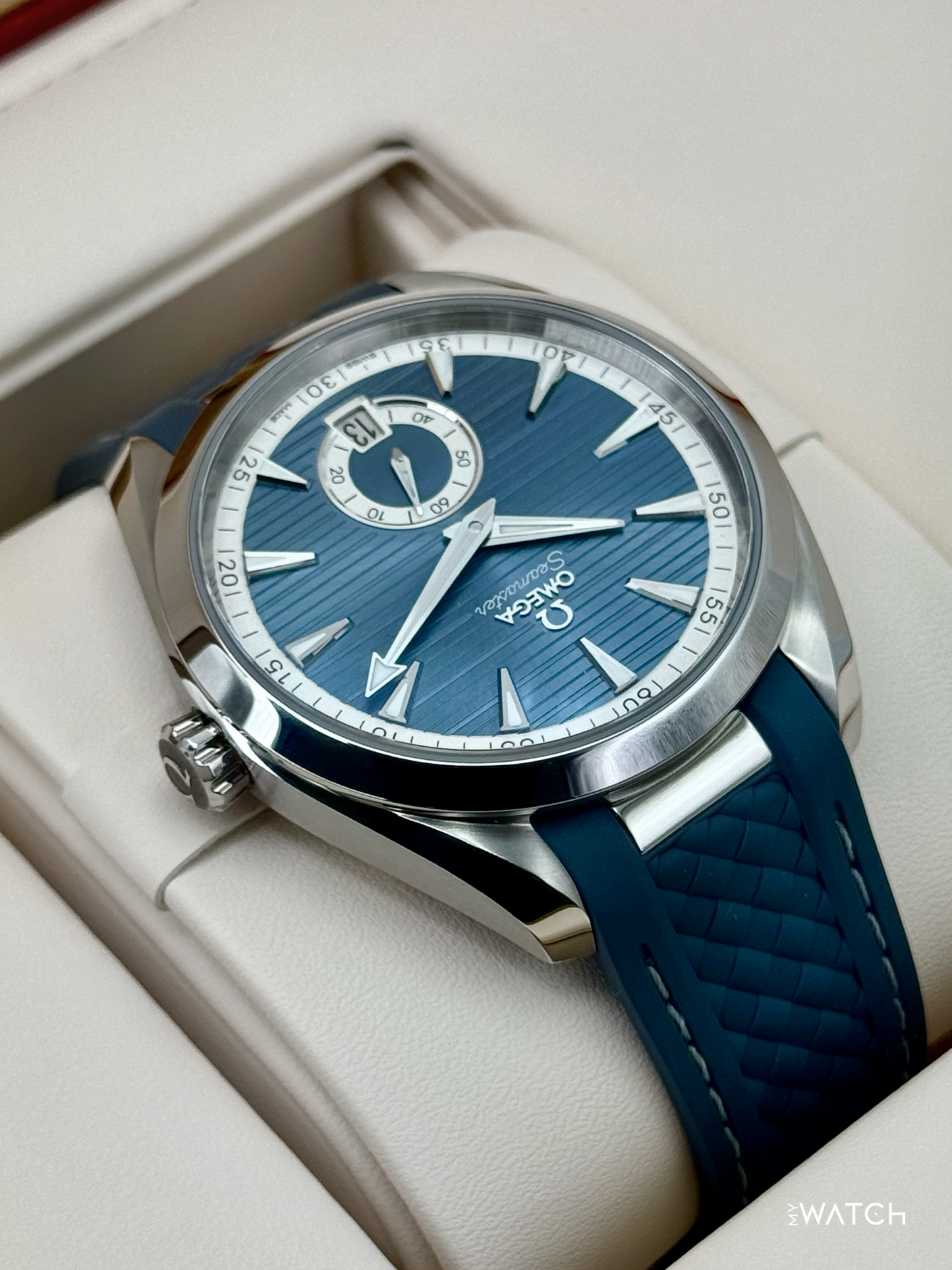 2025 Omega Seamaster Aqua Terra 41mm 220.12.41.21.03.005 Blue Dial - MyWatchLLC