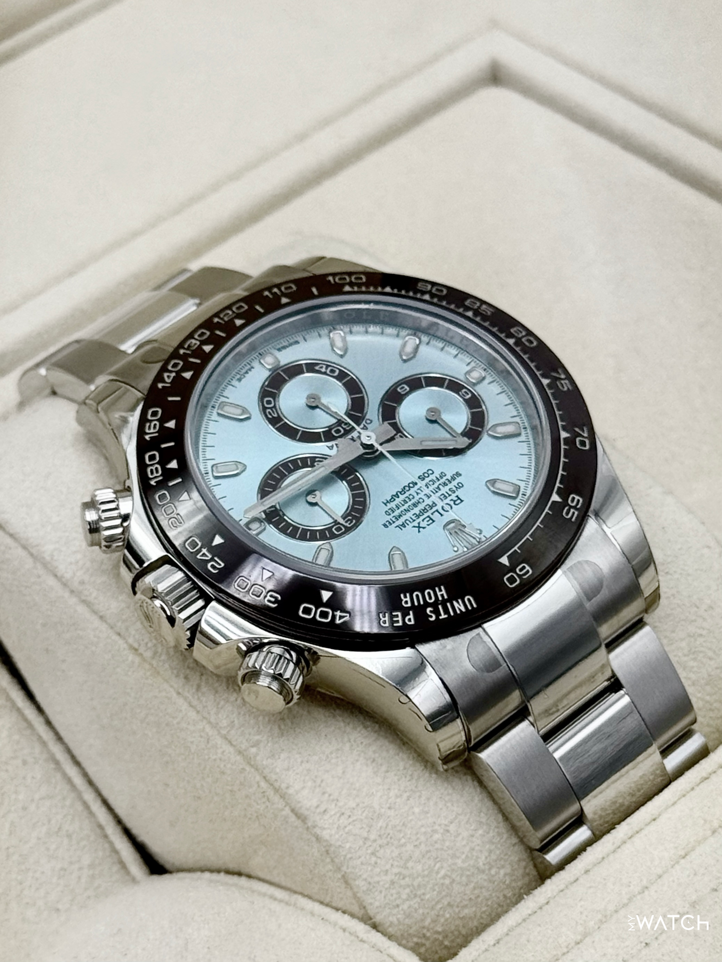 NEW 2016 Rolex Daytona 40mm 116506 Platinum Ice Blue Dial (STICKERED)