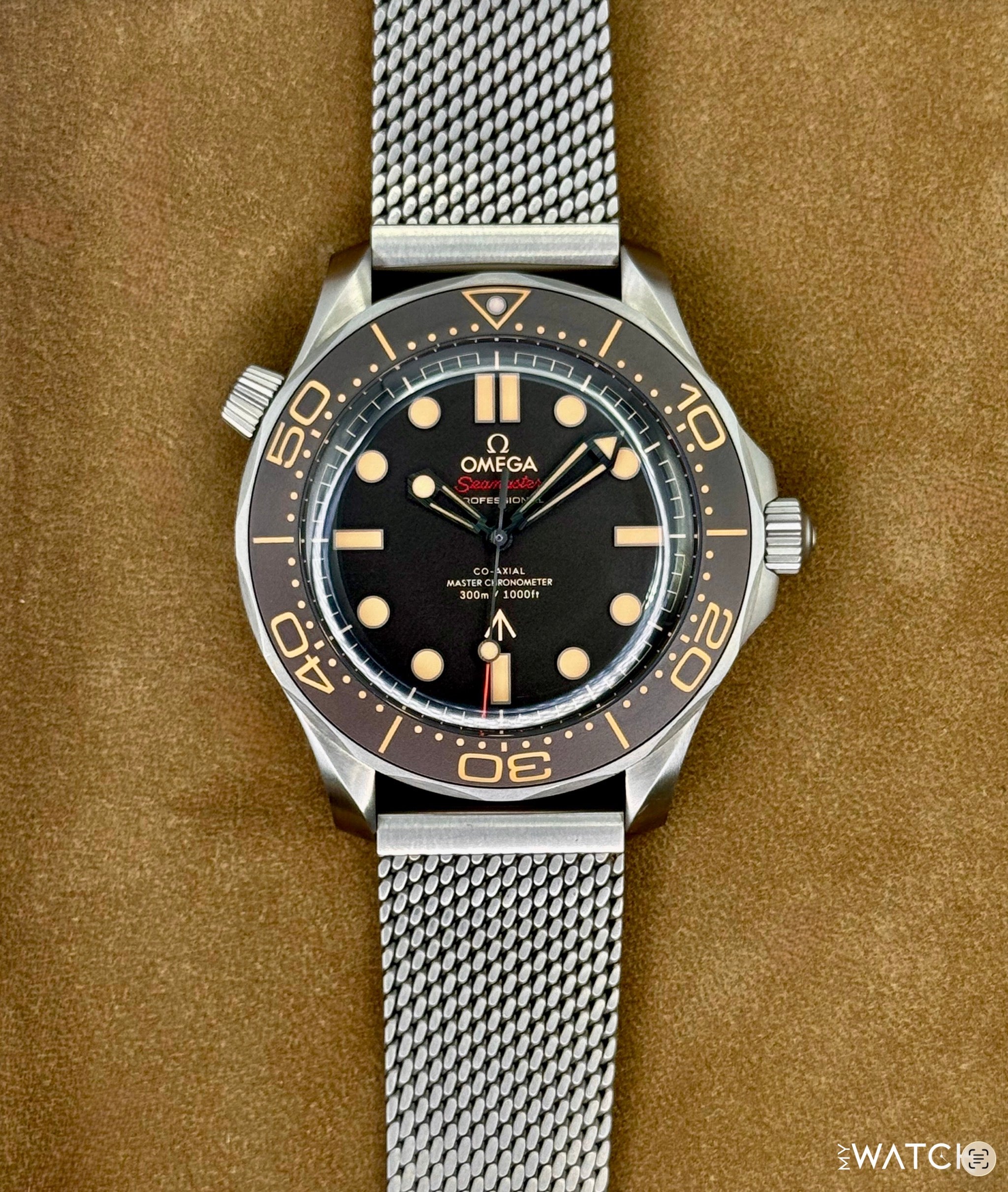 NEW 2026 Omega Seamaster Diver 300M 007 42mm Titanium Brown Dial