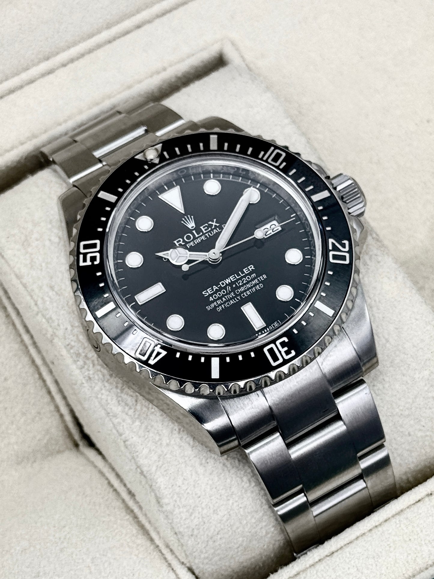 2016 Rolex Sea-Dweller 4000 "SD4K" 40mm 116600 Black Dial