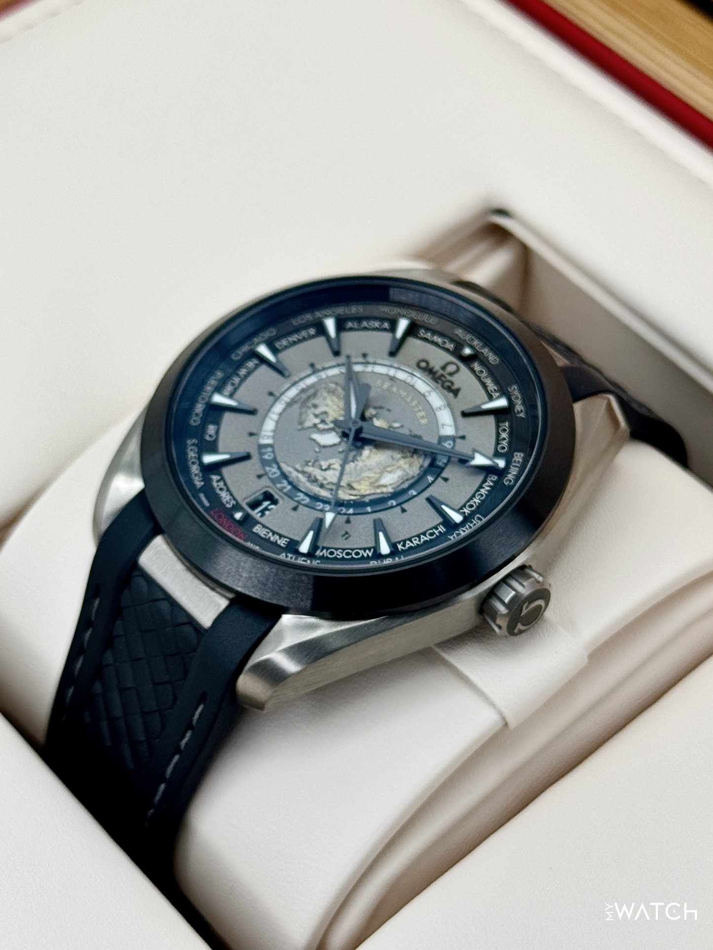 Omega Seamaster Aqua Terra 43mm 220.92.43.22.99.001 Titanium Grey Dial - MyWatchLLC