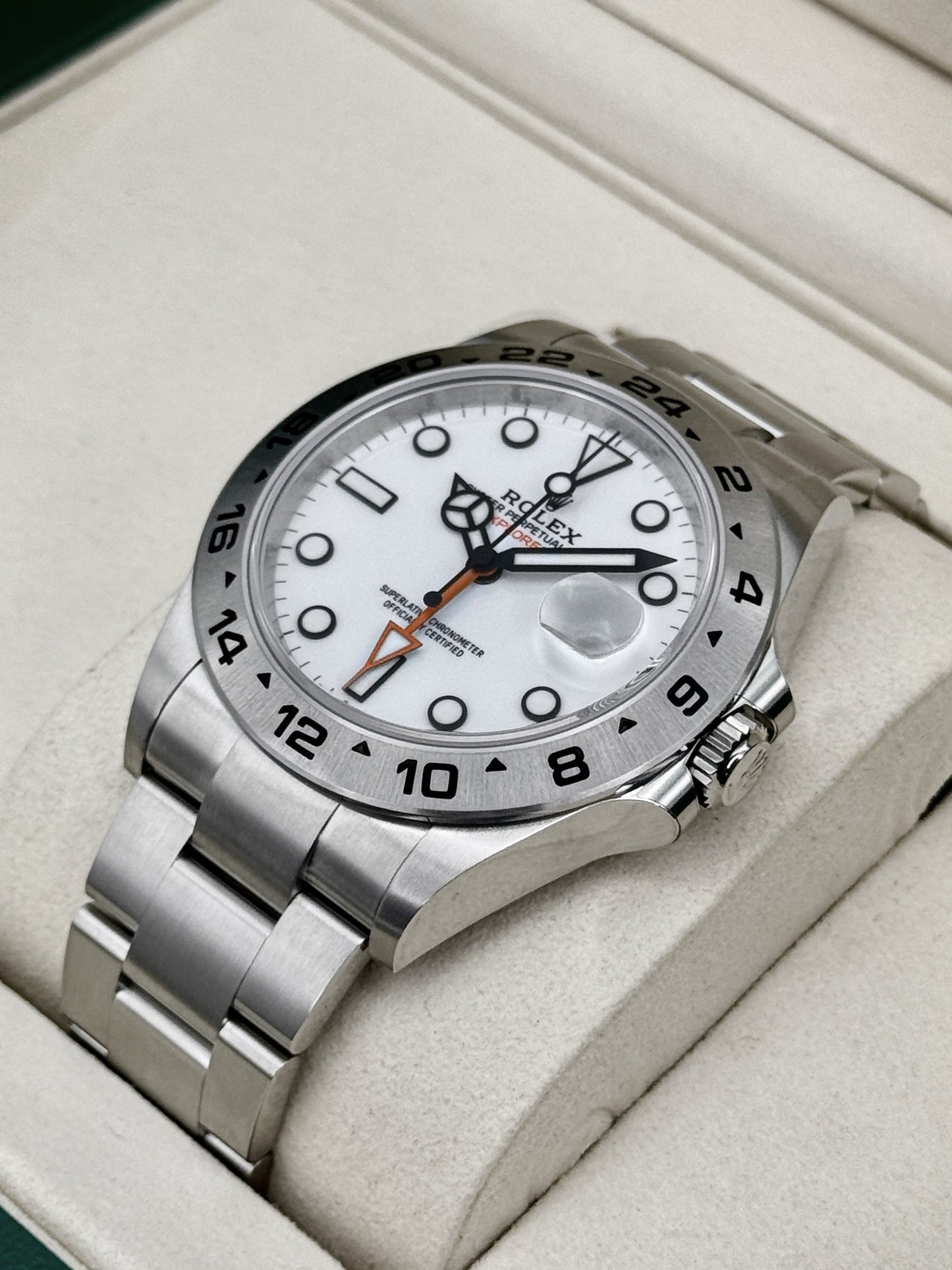 NEW 2026 Rolex Explorer II 42mm 226570 Stainless Steel Polar White Dial