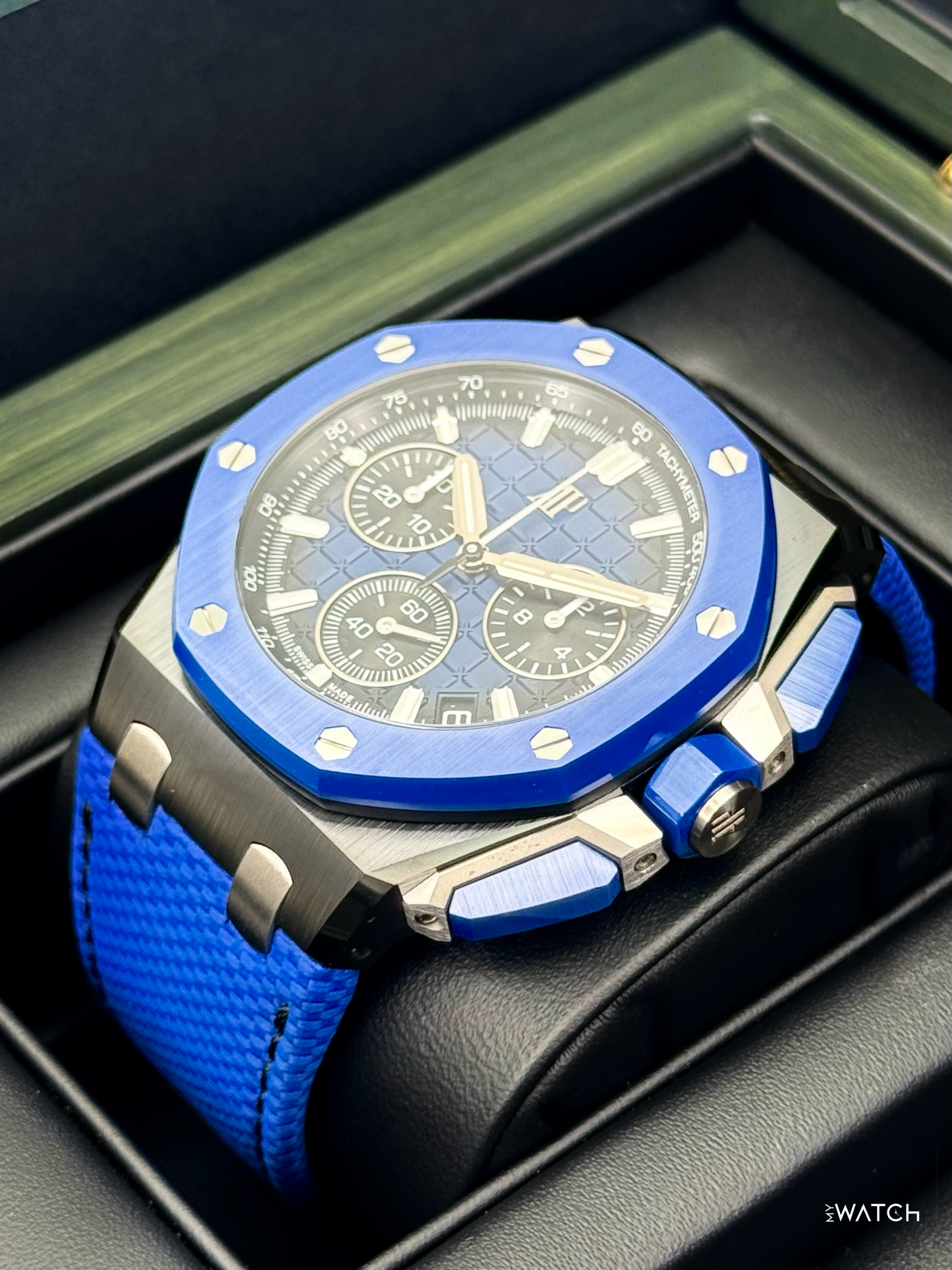 2024 Audemars Piguet Royal Oak Offshore Chrono 43mm 26420CE Ceramic Blue Dial - MyWatchLLC