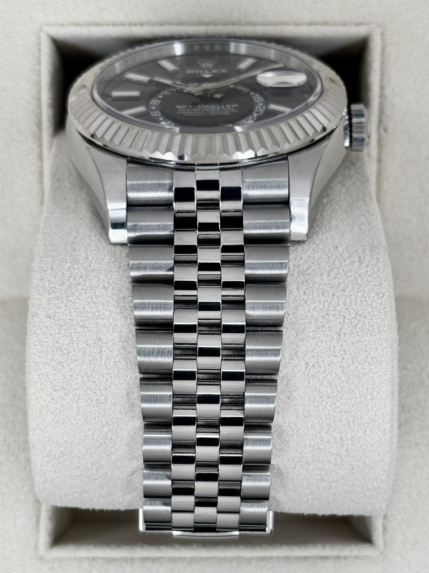 2023 Rolex Sky-Dweller 42mm 336934 Stainless Steel Jubilee Blue Dial