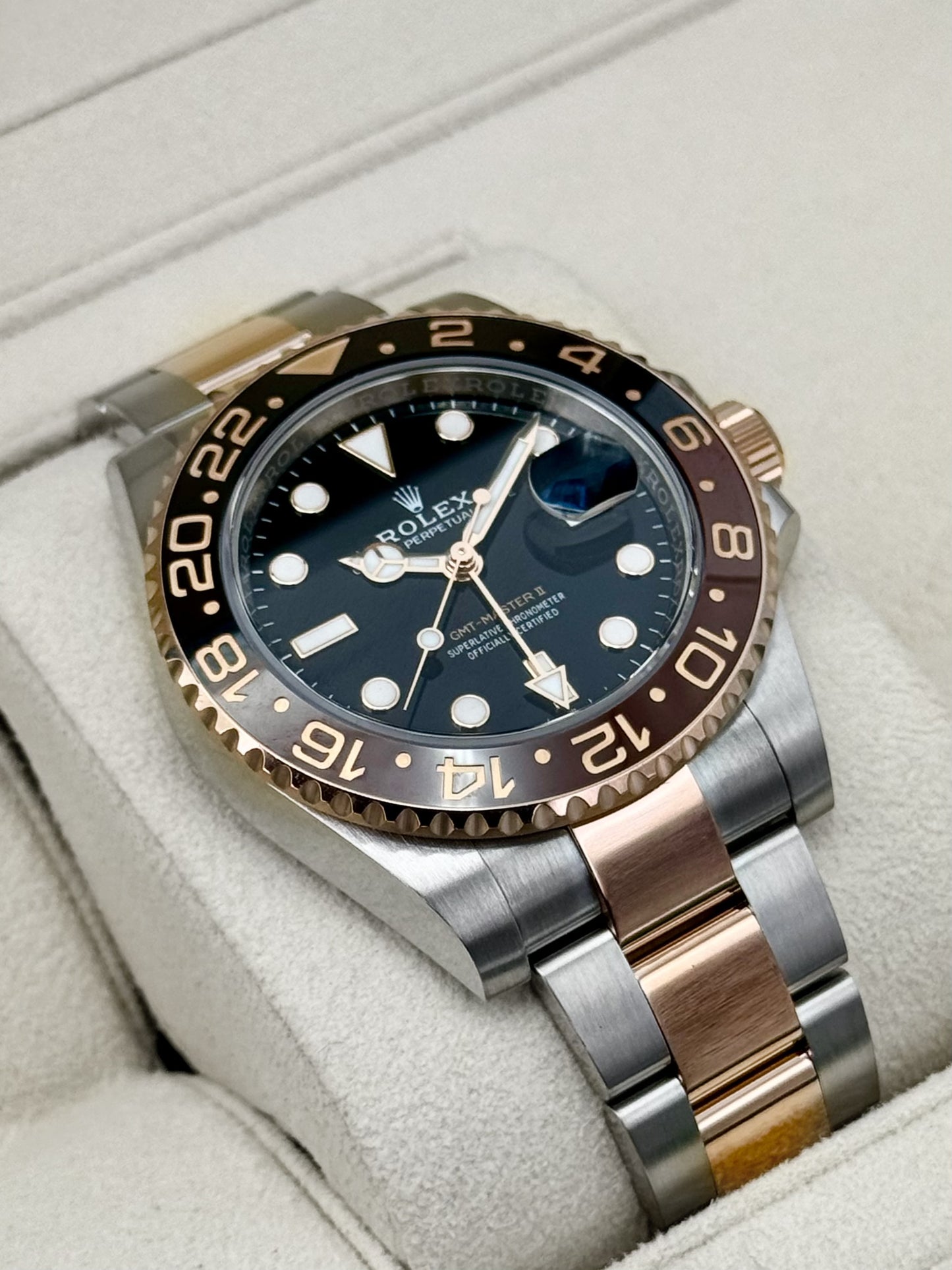 2024 Rolex GMT-Master II "Rootbeer" 40mm 126711CHNR Two-Tone