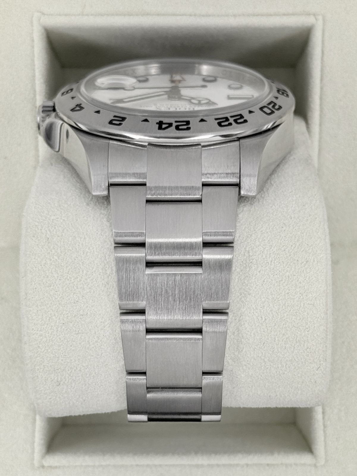 2012 Rolex Explorer II 42mm 216570 Stainless Steel Polar White Dial