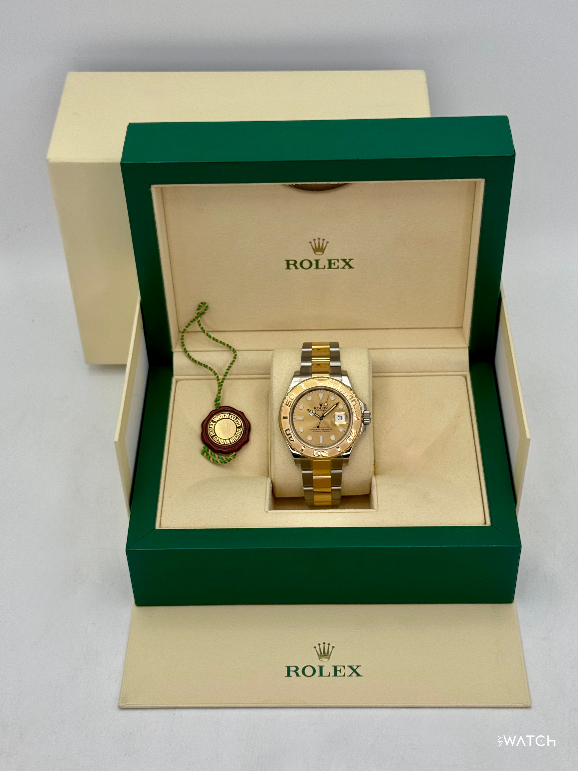 1981 Rolex Yacht-Master 40mm 16623 Two-Tone Champagne Dial