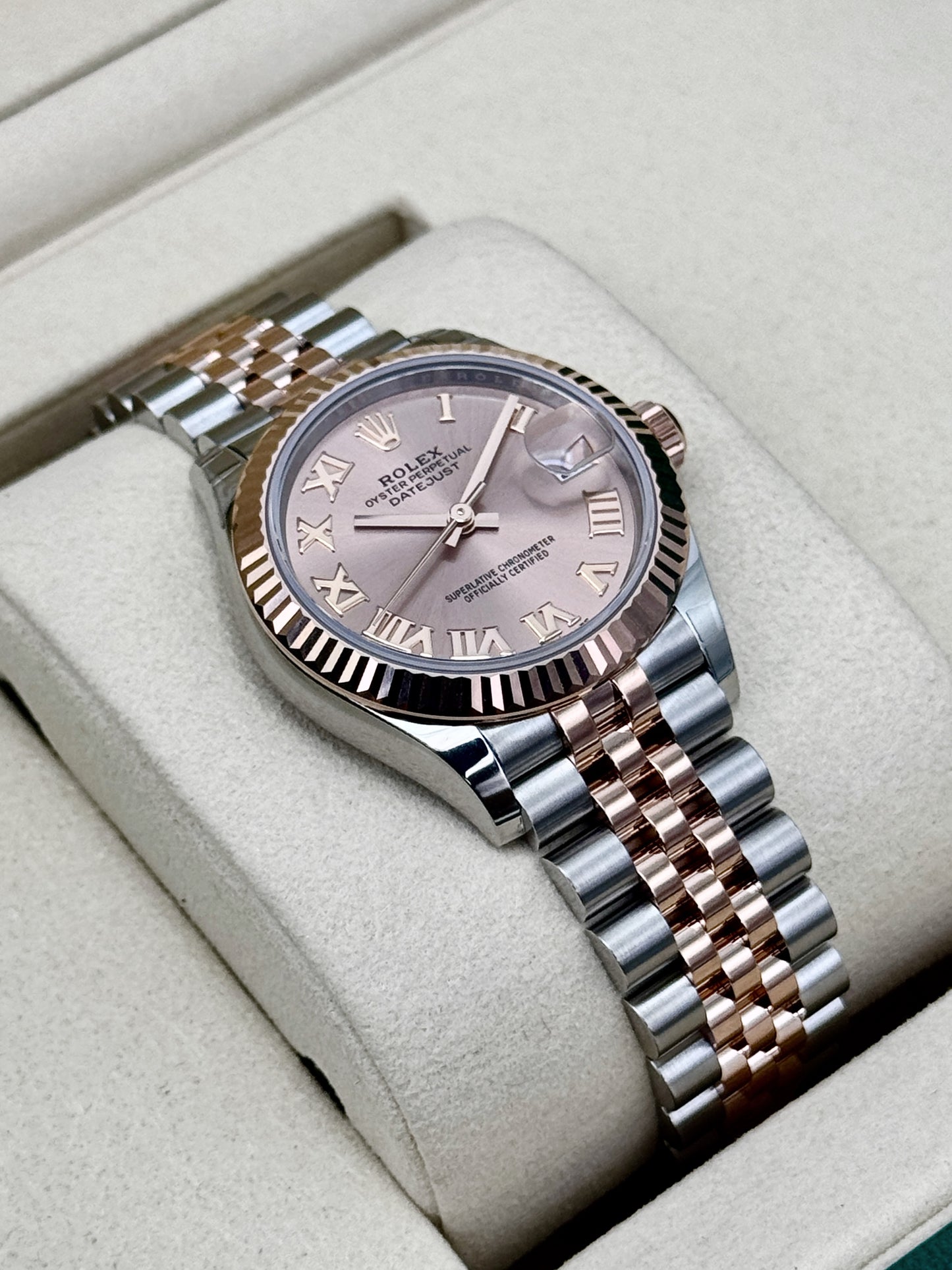 NEW 2026 Rolex Ladies Datejust 31mm 278271 Two-Tone Jubilee Pink Dial