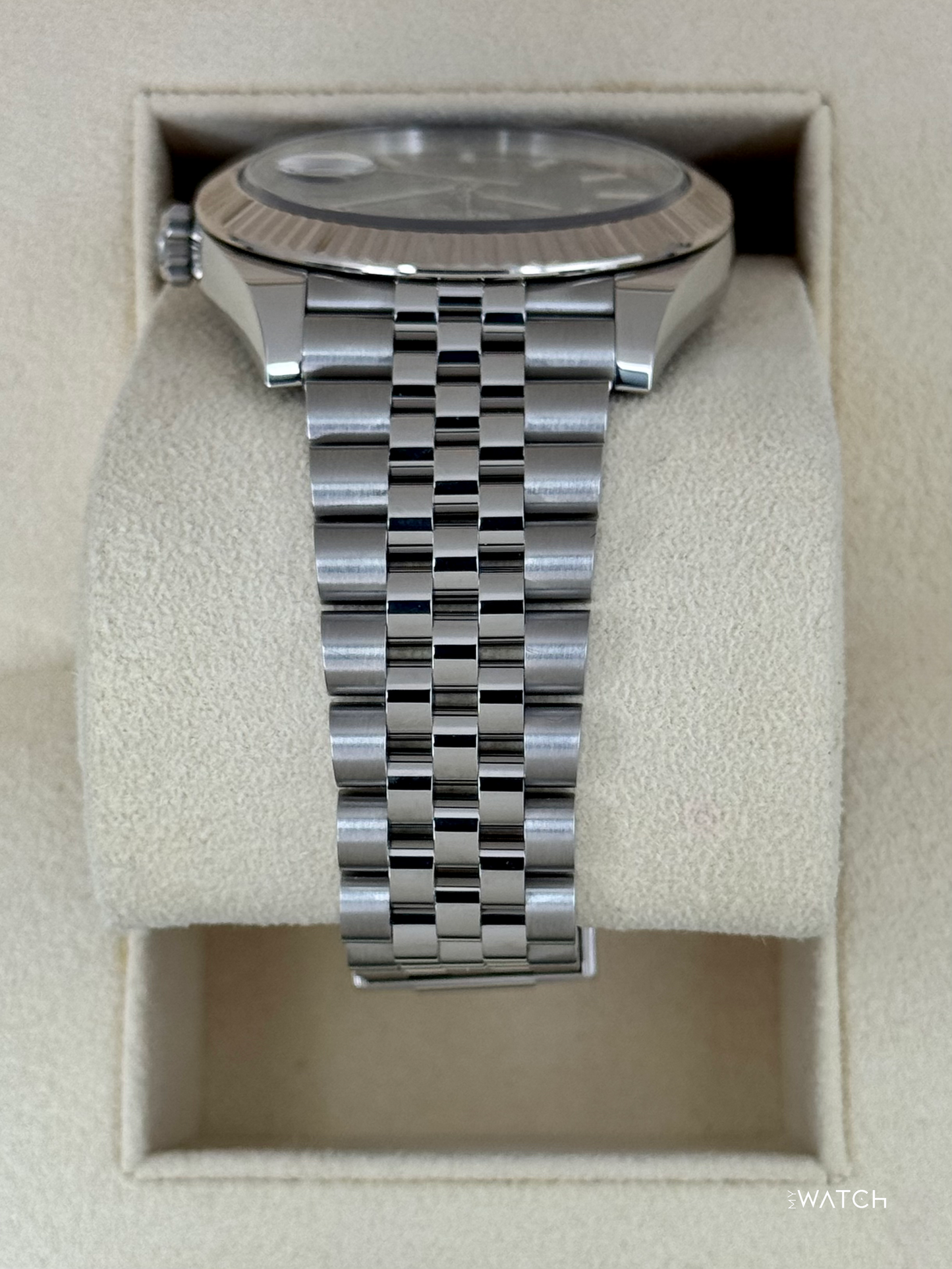 2022 Rolex Datejust 41mm 126334 Stainless Steel Jubilee Blue Motif Dial