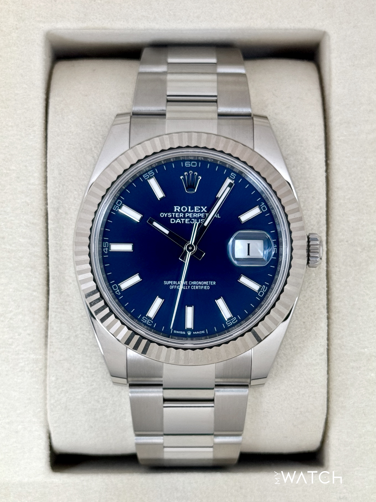 NEW 2025 Rolex Datejust 41mm 126334 Stainless Steel Oyster Blue Dial