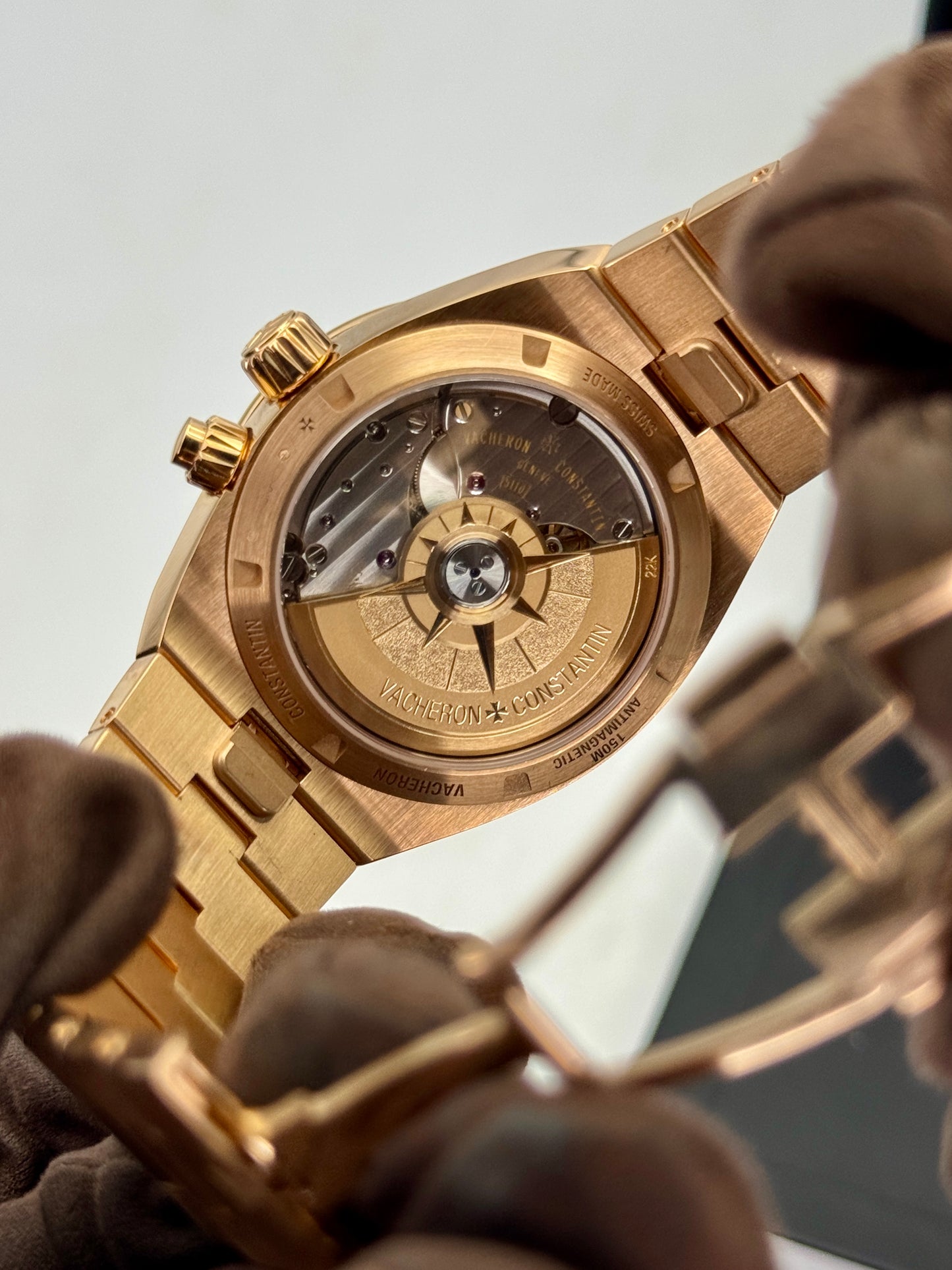 2024 Vacheron Constantin Overseas Dual Time 41mm 7920V Rose Gold Green Dial