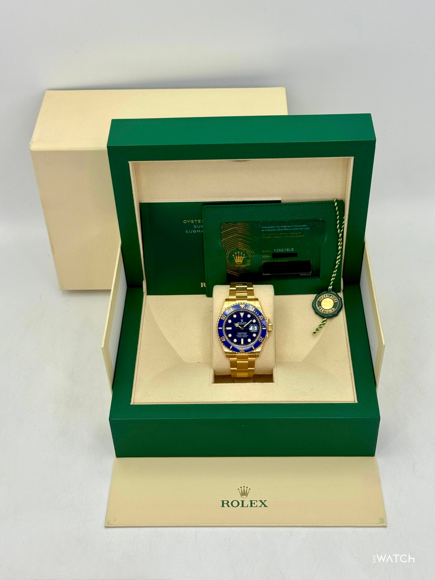 2024 Rolex Submariner "Bluesy" 41mm 126618LB Yellow Gold Blue Dial - MyWatchLLC