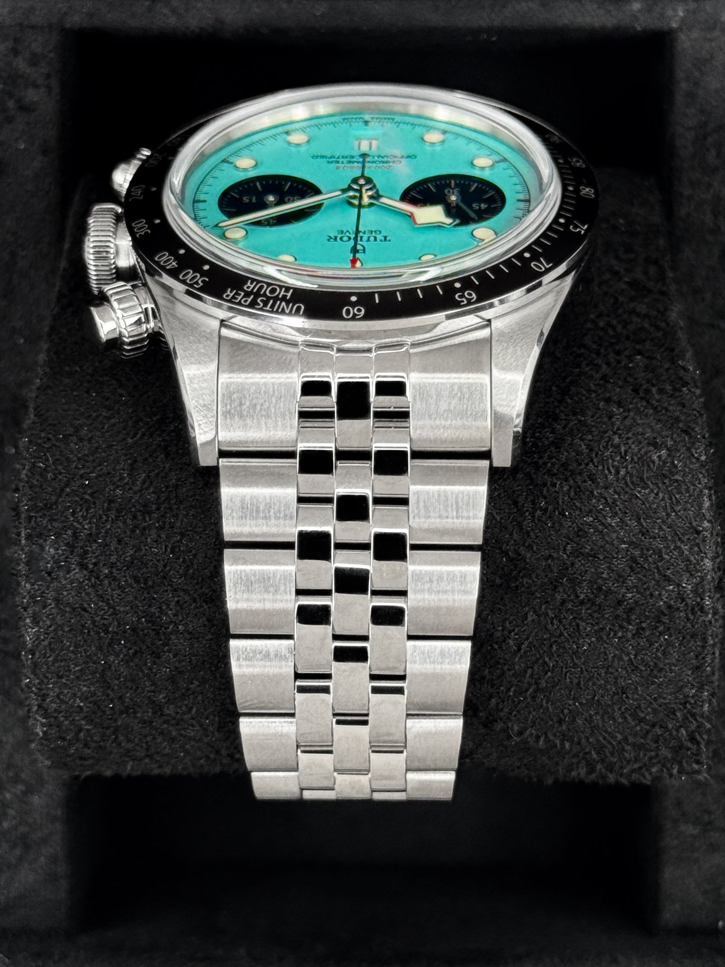 NEW 2026 Tudor Black Bay Chrono 41mm 79360N Flamingo Blue Dial