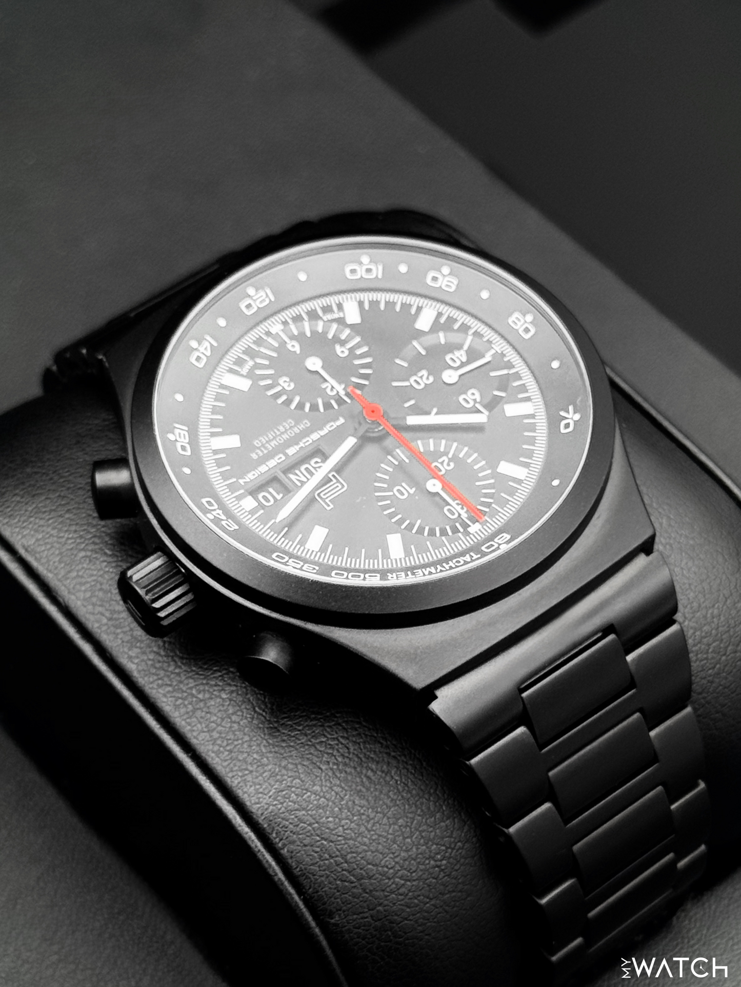 NEW 2025 Porsche Design Numbered Edition 41mm 6043.7.01.001.01.5 Titanium Black Dial