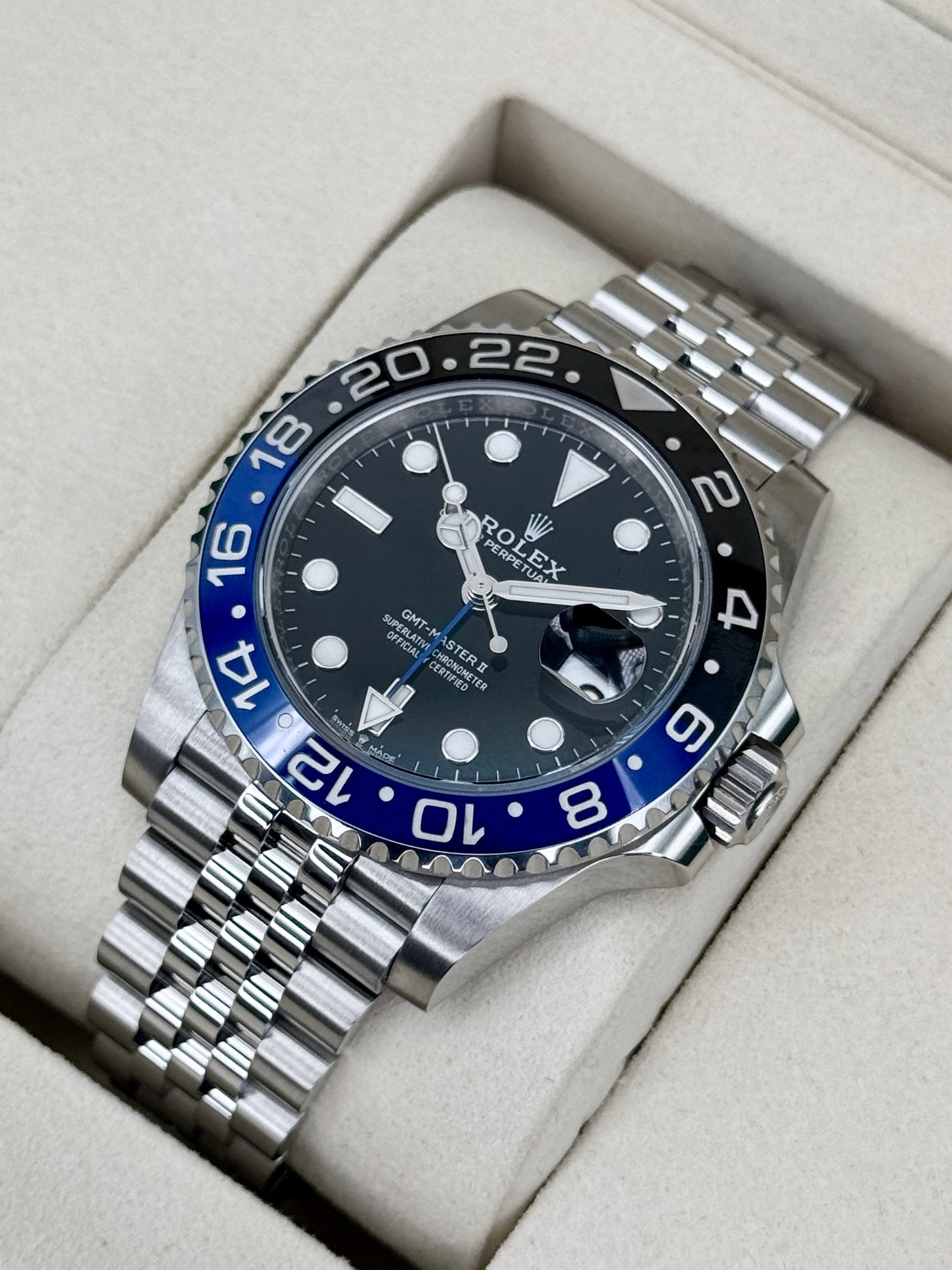 2026 Rolex GMT-Master II "Batgirl" 40mm 126710BLNR Jubilee