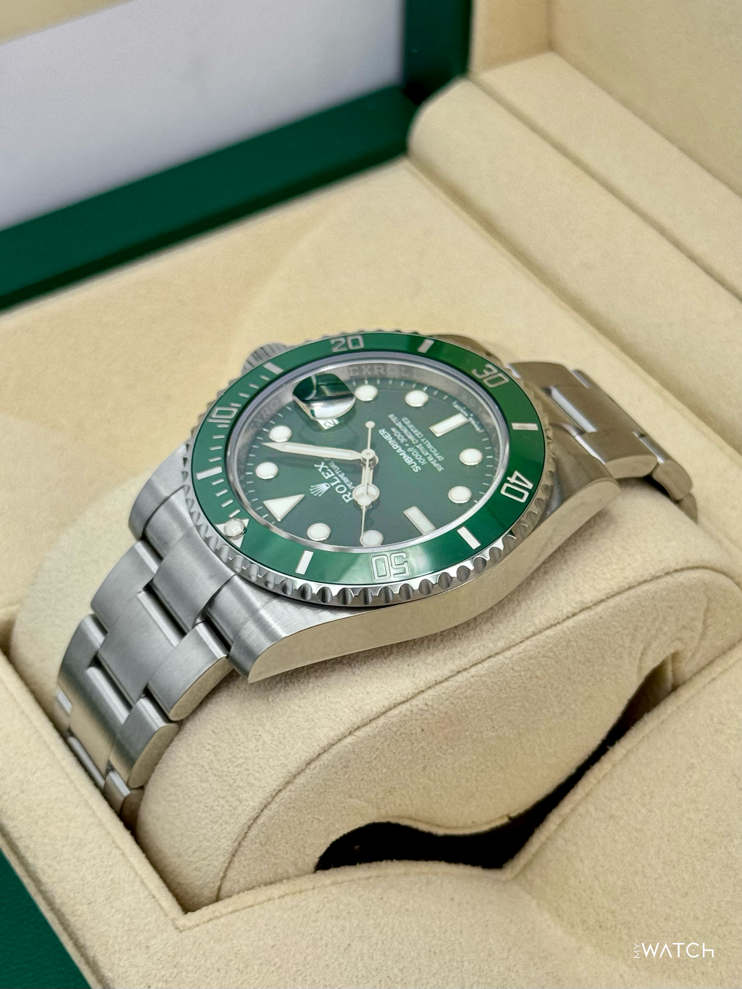 2019 Rolex Submariner “Hulk” 40mm 116610LV Green Dial