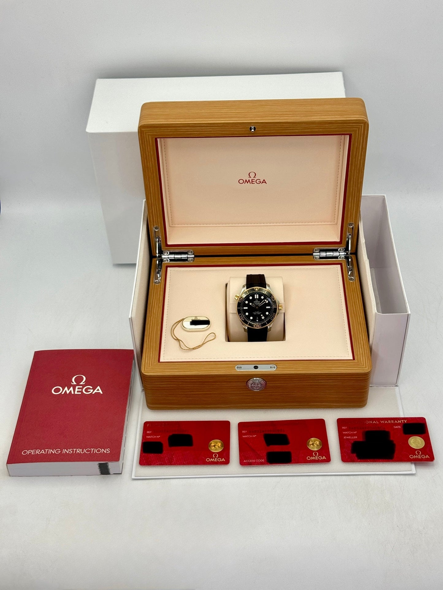 2025 Omega Seamaster Diver 300M 42mm 210.22.42.20.01.001 Black Dial