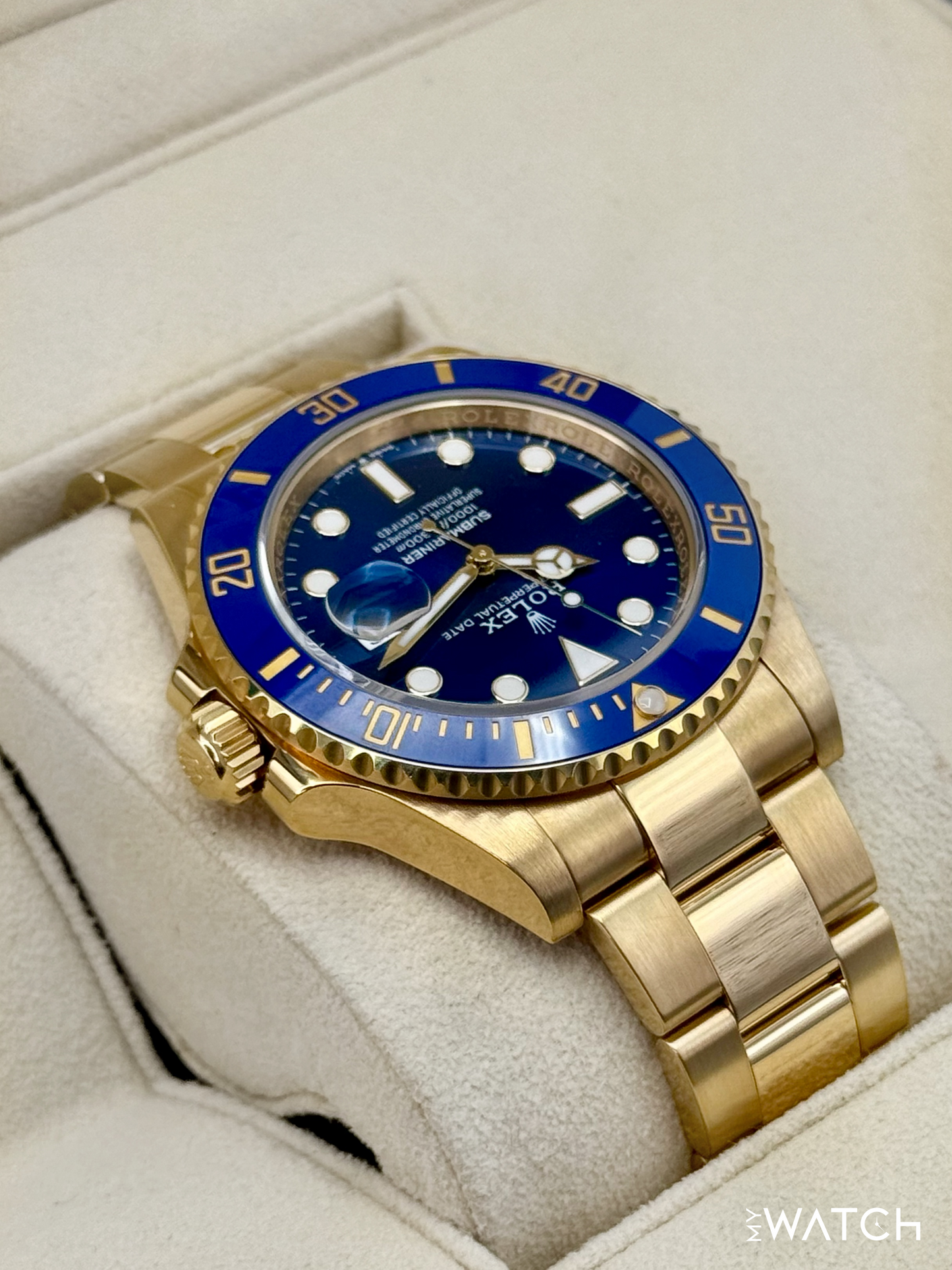 2024 Rolex Submariner "Bluesy" 41mm 126618LB Yellow Gold Blue Dial