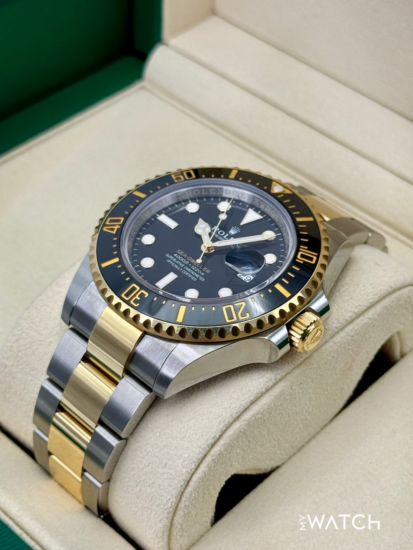 2025 Rolex Sea-Dweller 43mm 126603 Two-Tone Black Dial