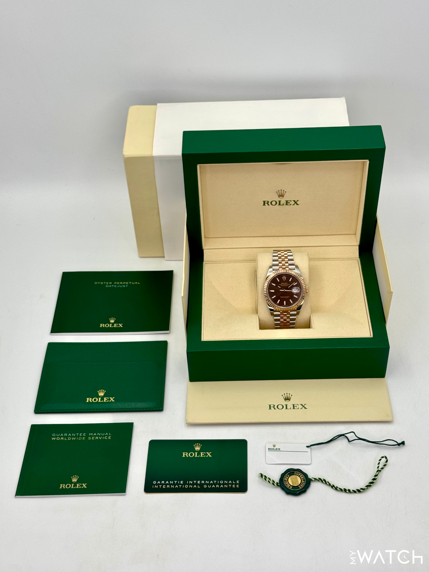 2025 Rolex Datejust 41mm 126331 Two-Tone Jubilee Chocolate Dial