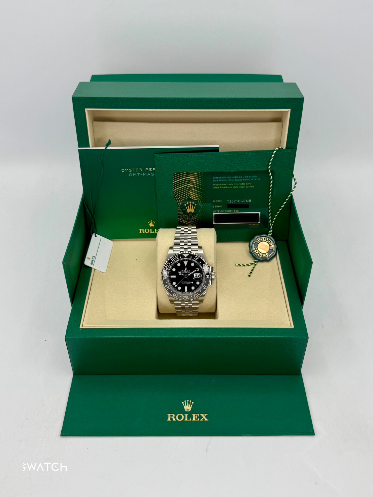 2025 Rolex GMT-Master II "Bruce Wayne" 40mm 126710GRNR Jubilee