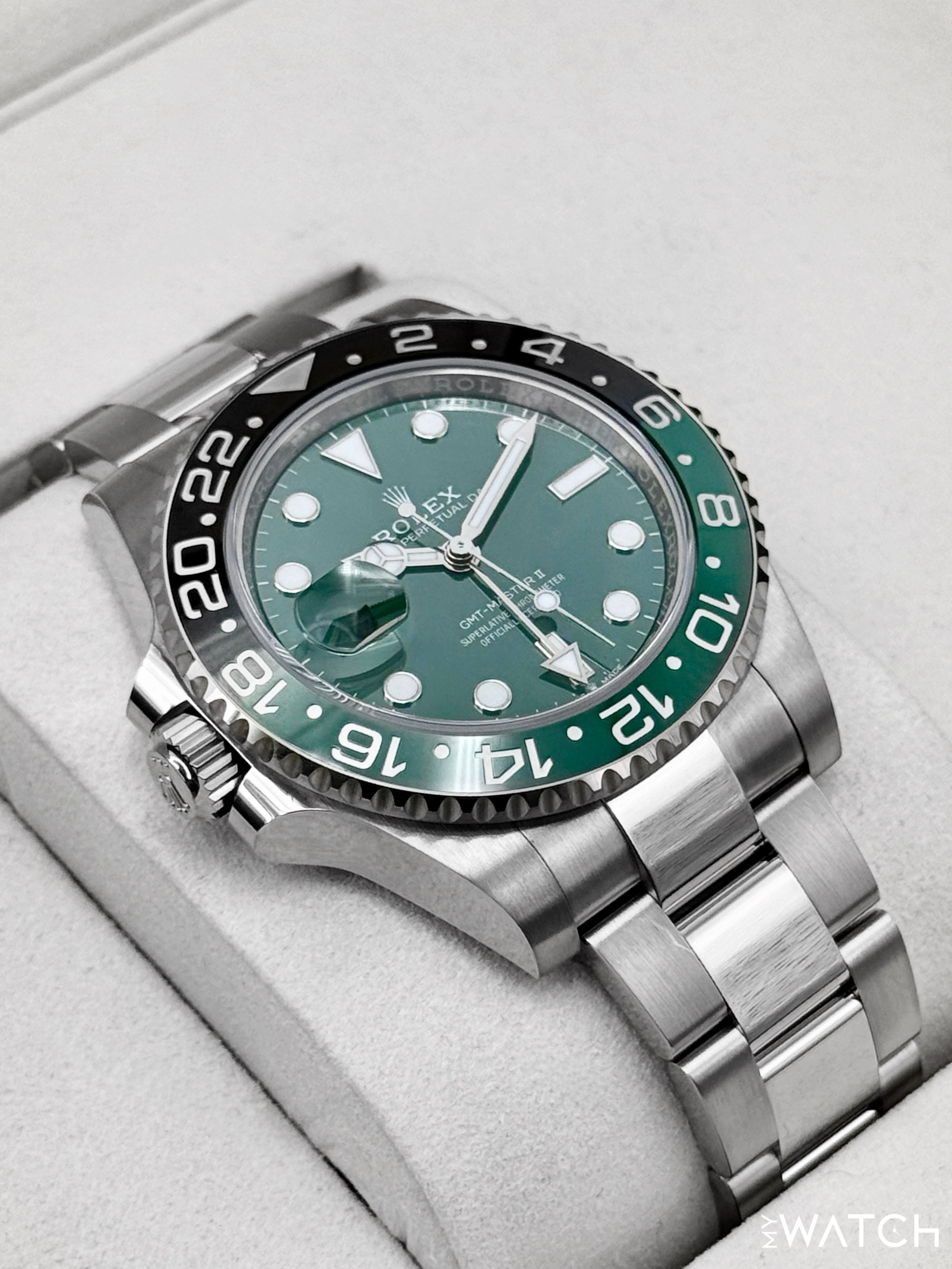 NEW 2025 Rolex GMT-Master II "Sprite" 40mm 126729VTNR White Gold Oyster - MyWatchLLC