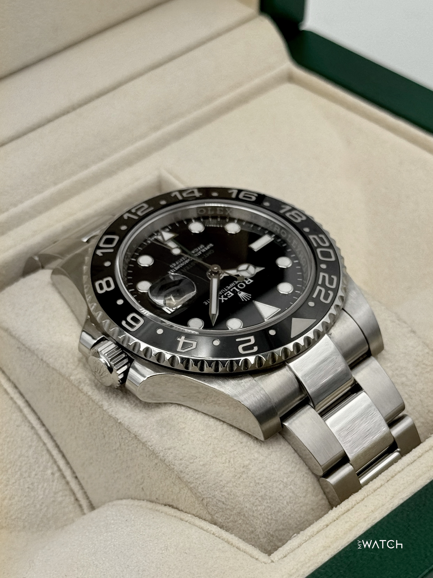 2018 Rolex GMT-Master II 40mm 116710LN Stainless Steel Black Dial