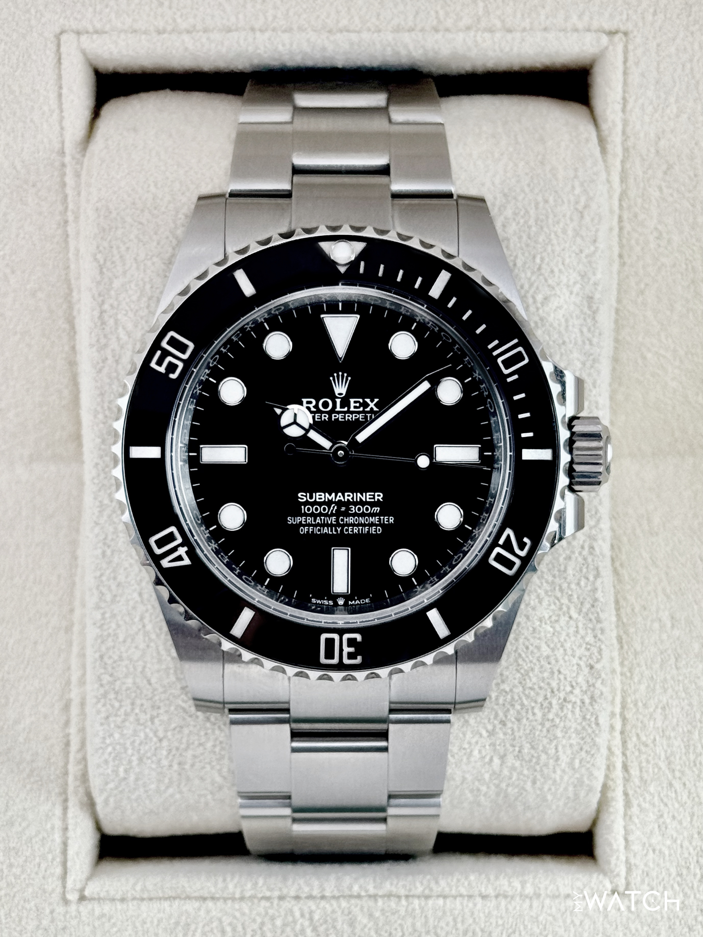 2024 Rolex Submariner 41mm 124060 Stainless Steel Black Dial - MyWatchLLC