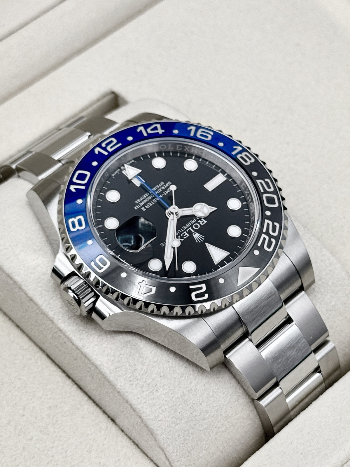 NEW 2026 Rolex GMT-Master II Batman 40mm 126710BLNR Oyster (NEW STYLE CARD)