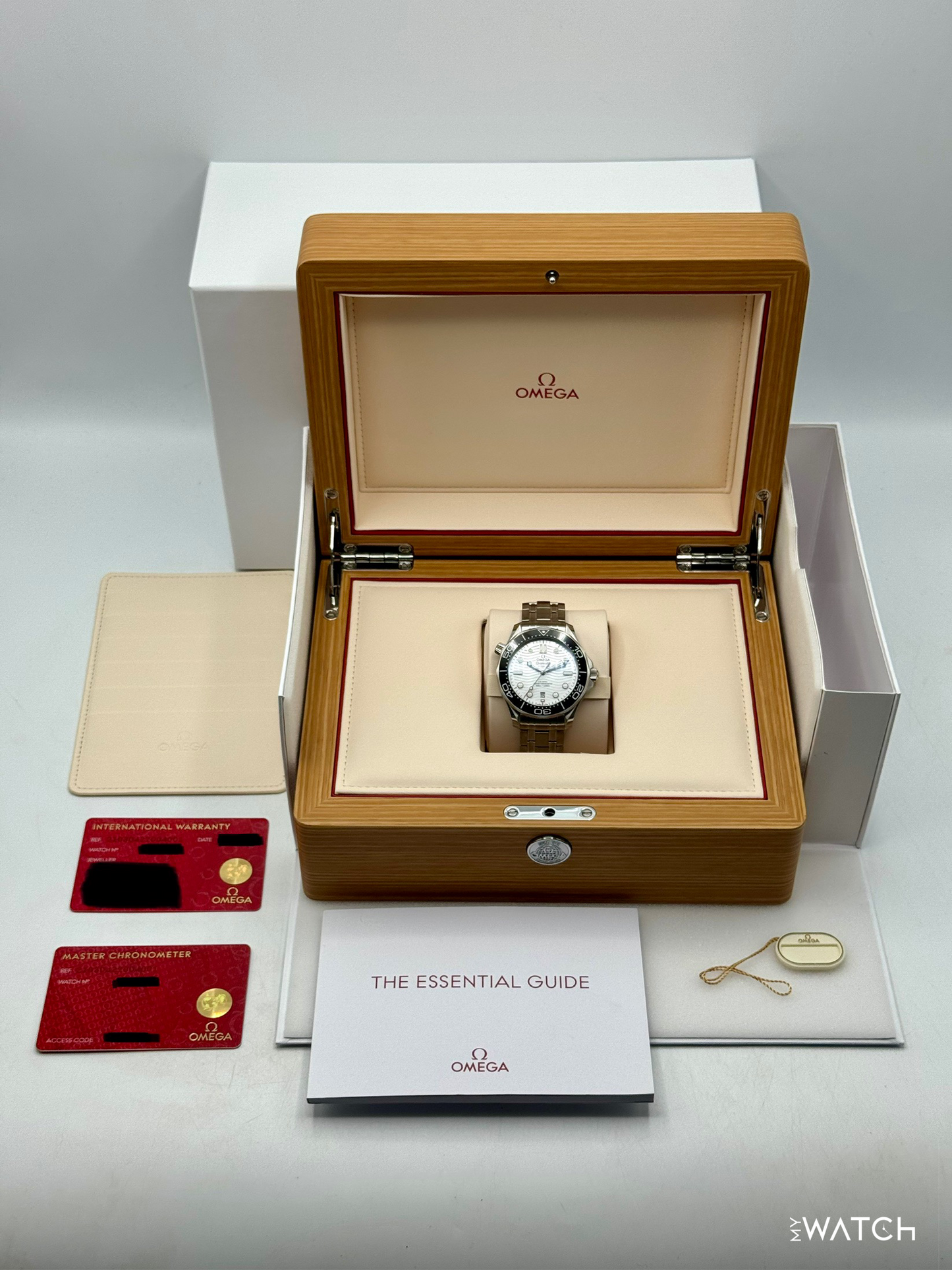 NEW 2026 Omega Seamaster 42mm 210.30.42.20.04.001 Stainless Steel White Dial - MyWatchLLC