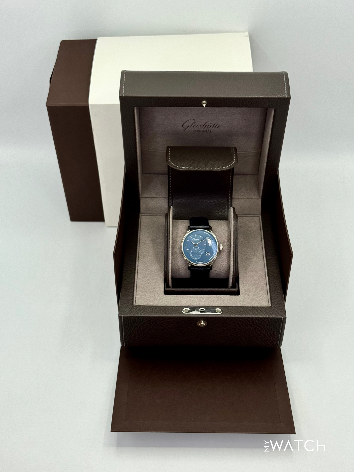 2025 Glashütte Original PanoMaticLunar 40mm 1-90-02-46-32-61 Blue Dial