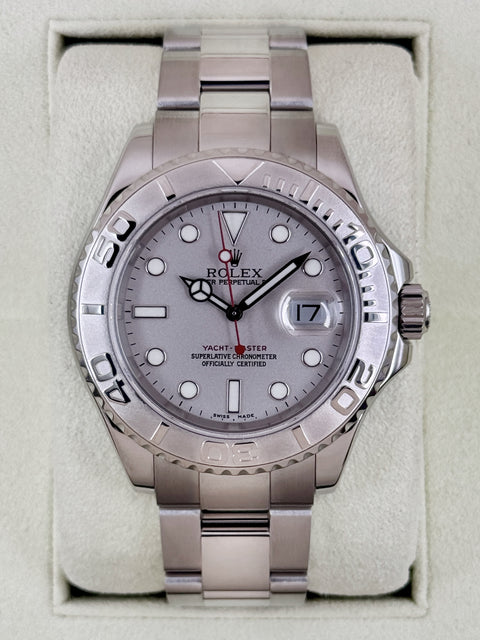 2005 Rolex Yacht-Master 40mm 16622 Platinum Bezel and Dial (Collectors Set)