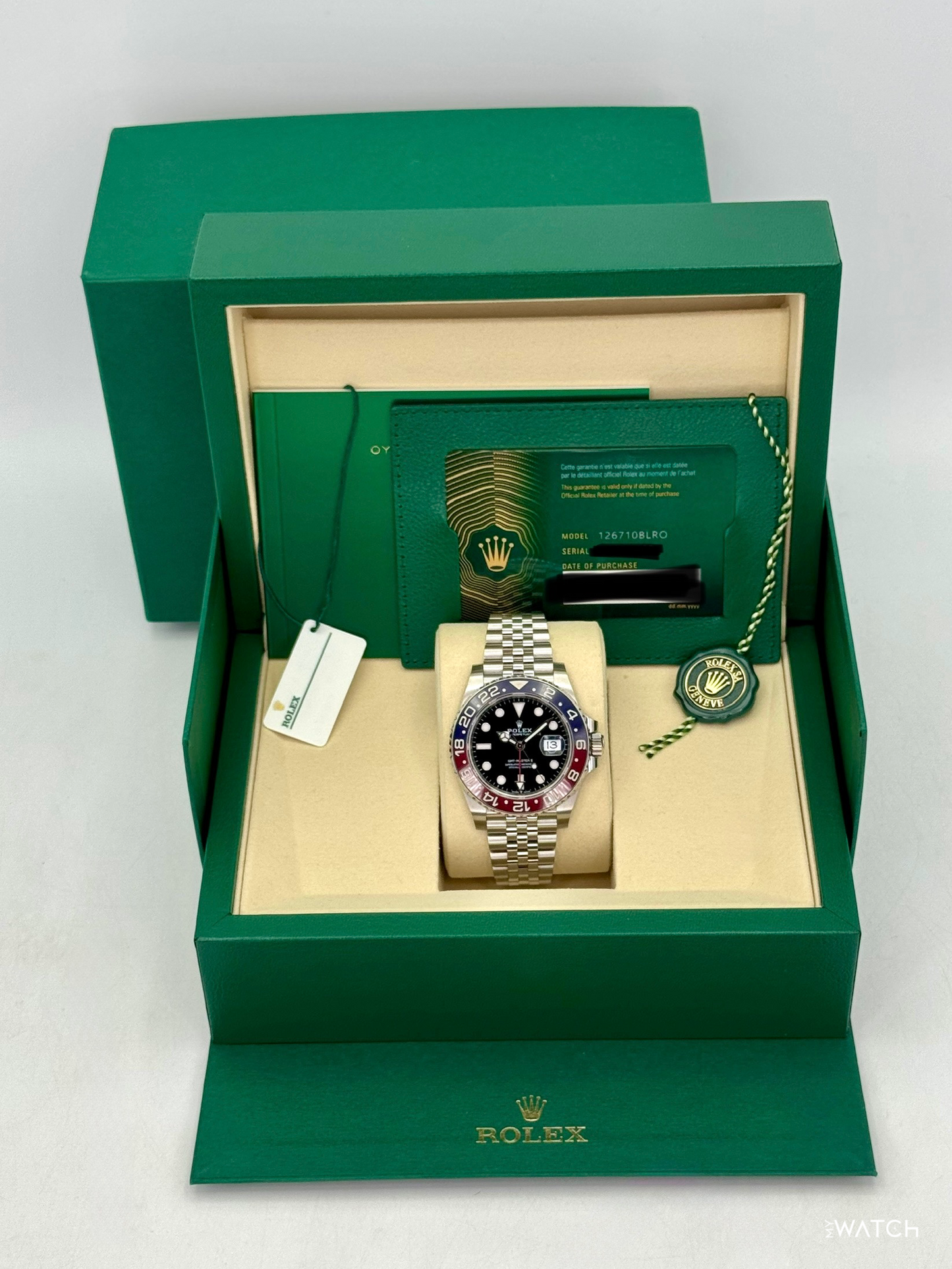 NEW 2025 Rolex GMT-Master II "Pepsi" 40mm 126710BLRO Jubilee - MyWatchLLC