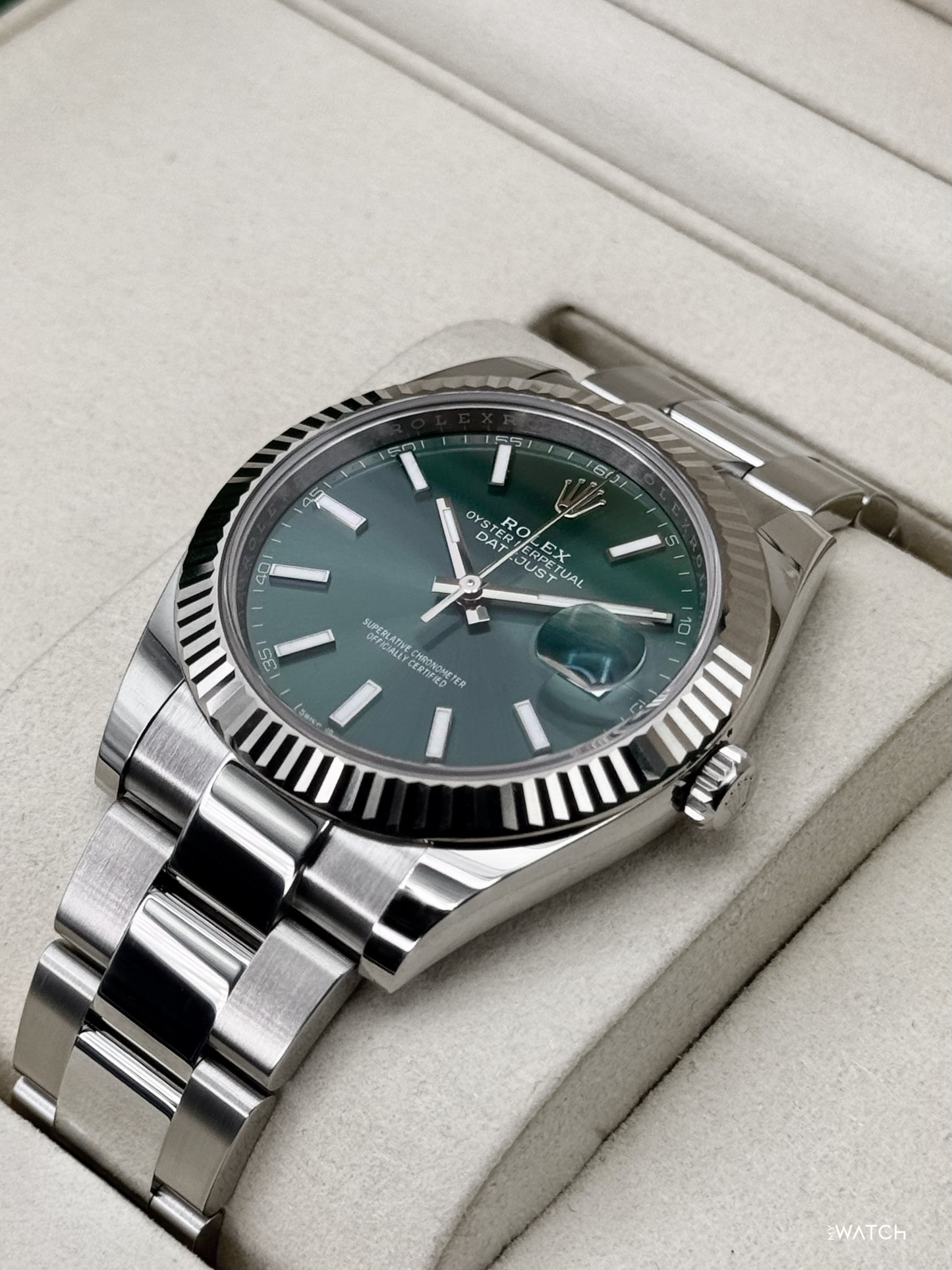 NEW 2026 Rolex Datejust 41mm 126334 Oyster Green Dial - MyWatchLLC