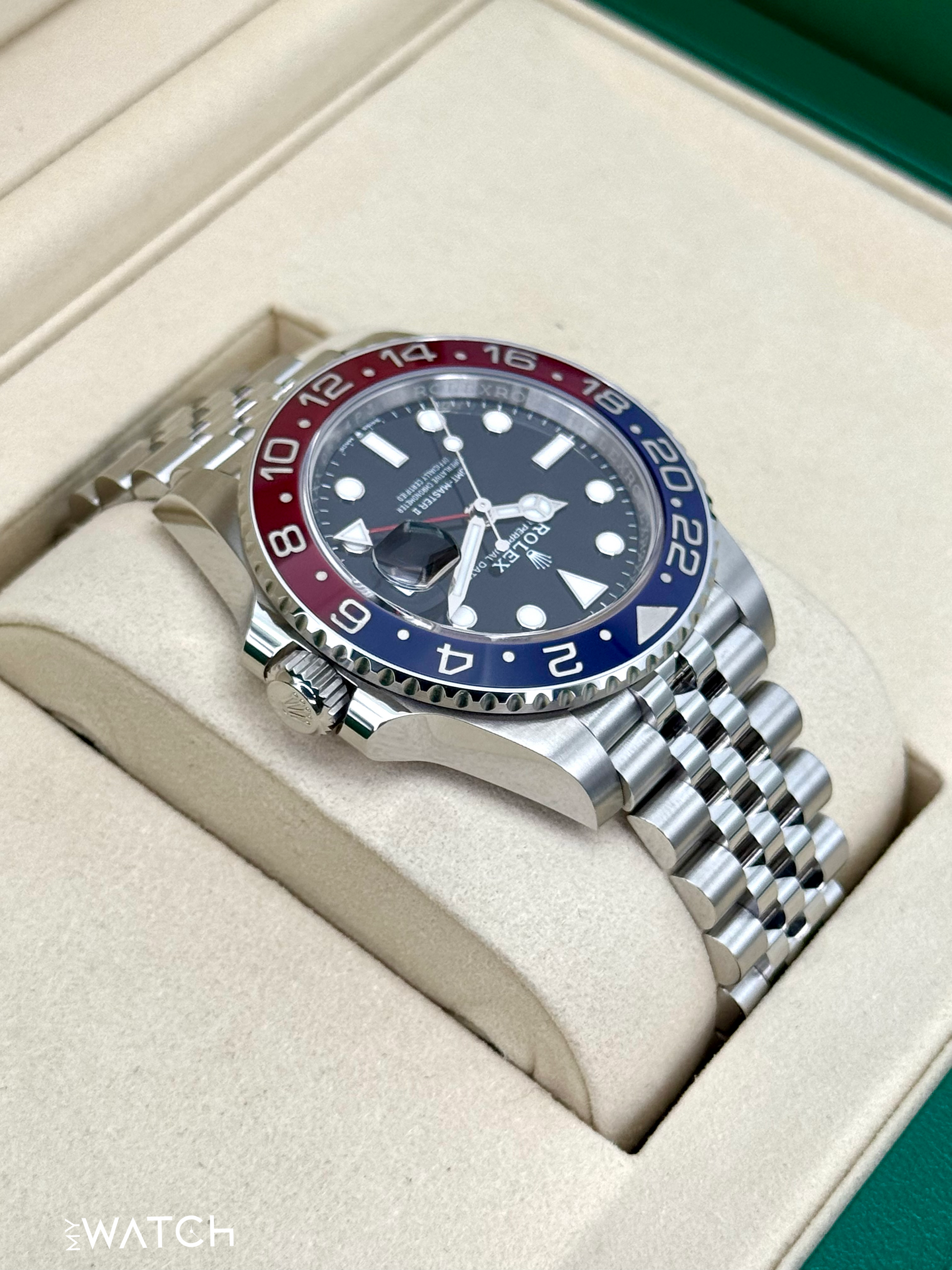 2025 Rolex GMT-Master II "Pepsi" 40mm 126710BLRO Jubilee - MyWatchLLC