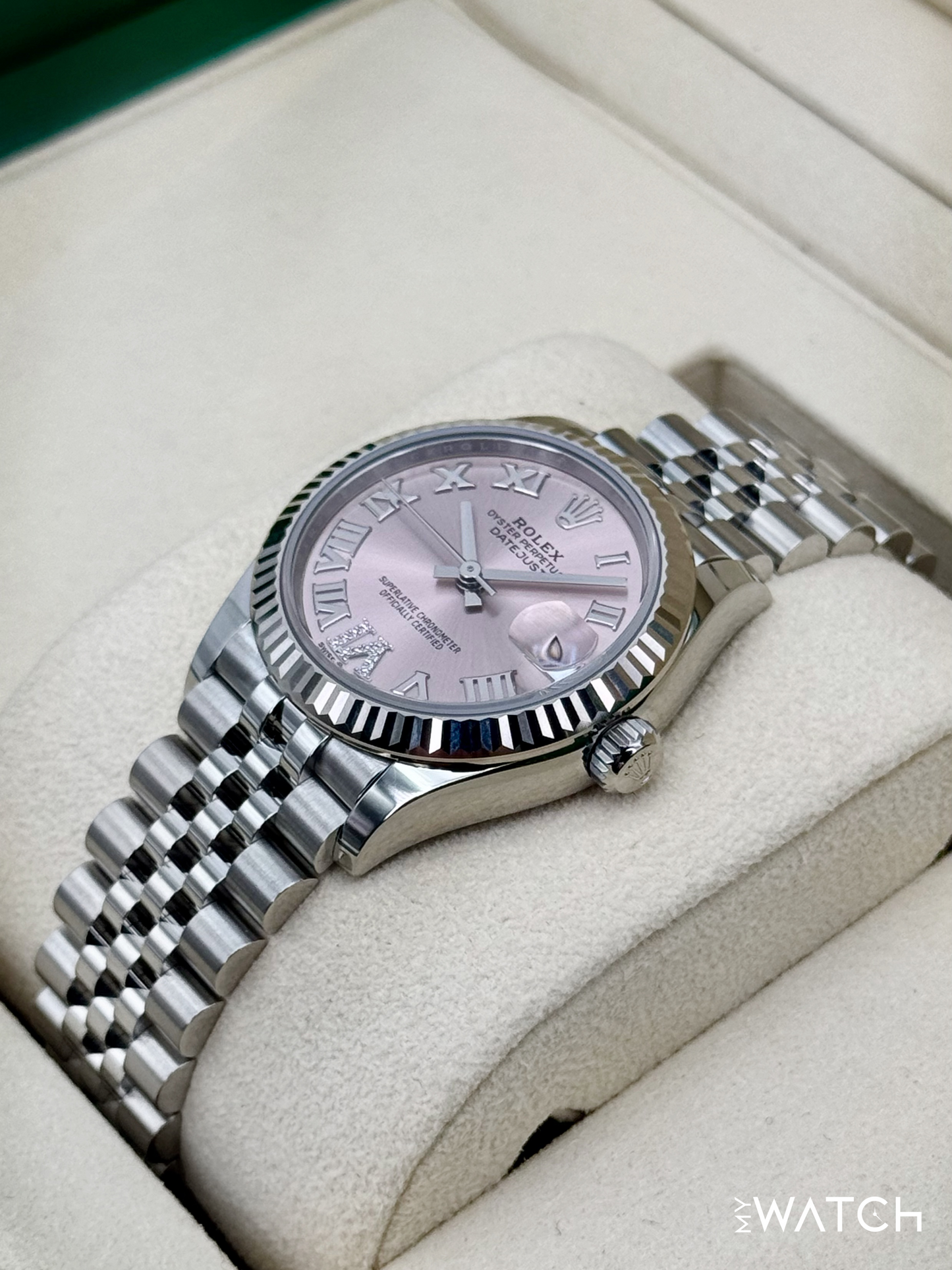 NEW 2025 Rolex Datejust 31mm 278274 Stainless Steel Jubilee Pink Dial