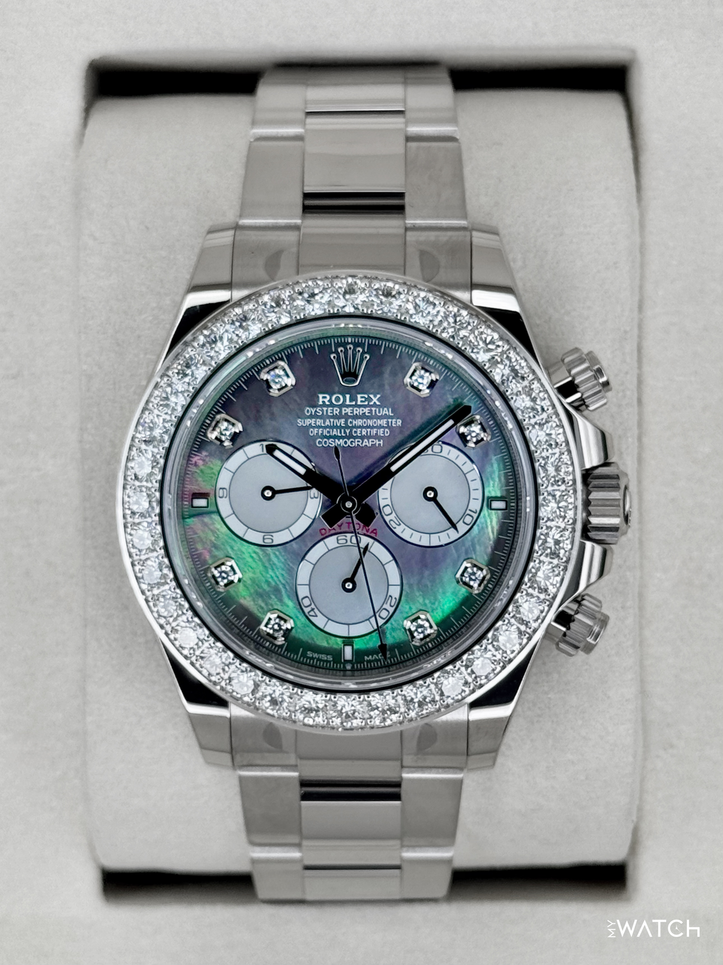 NEW 2025 Rolex Daytona 40mm 126579RBR Mother of Pearl Diamond Dial (ST