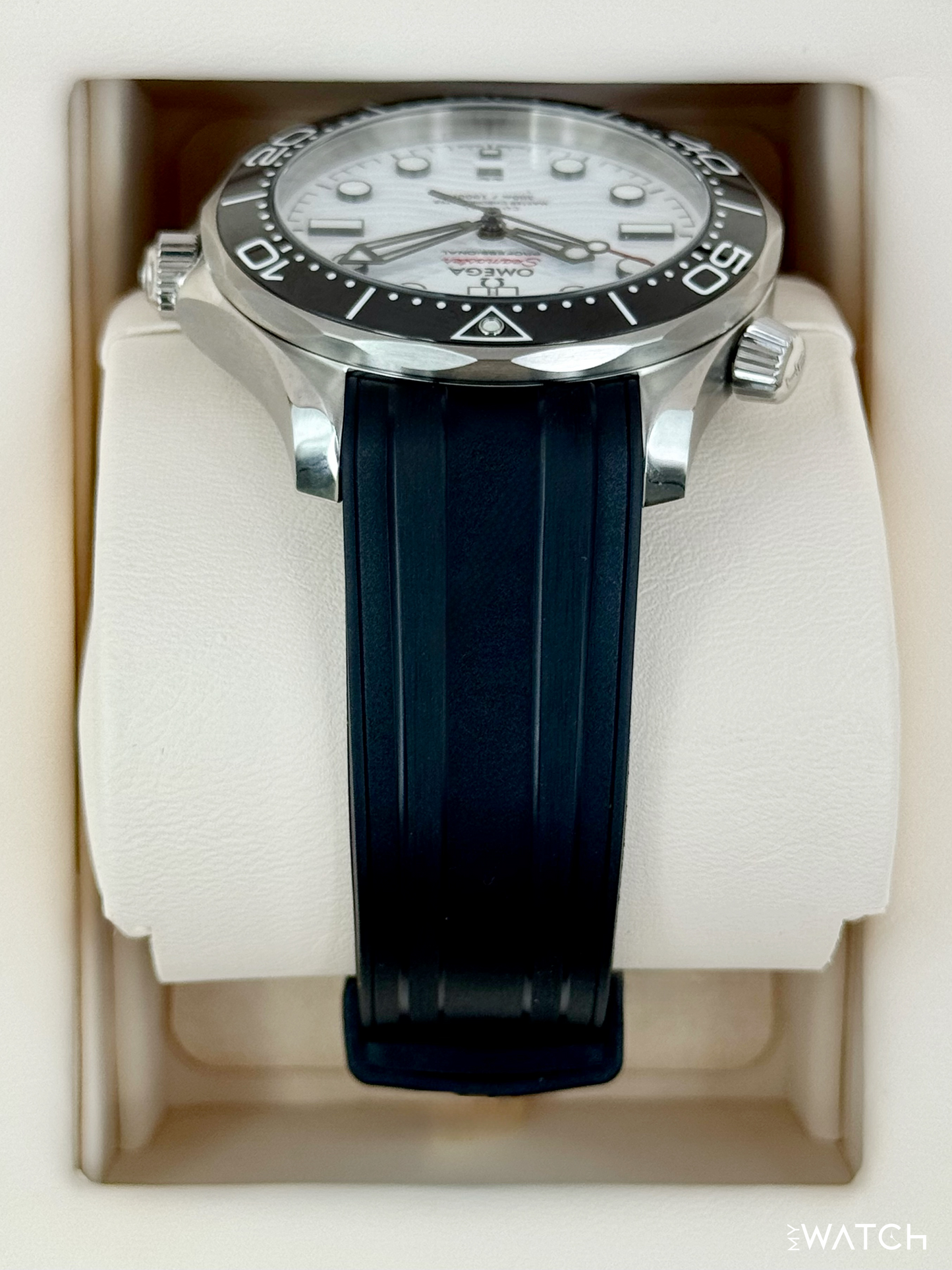 NEW 2022 Omega Seamaster Diver 300M 42mm 210.30.42.20.04.001 White Dial - MyWatchLLC