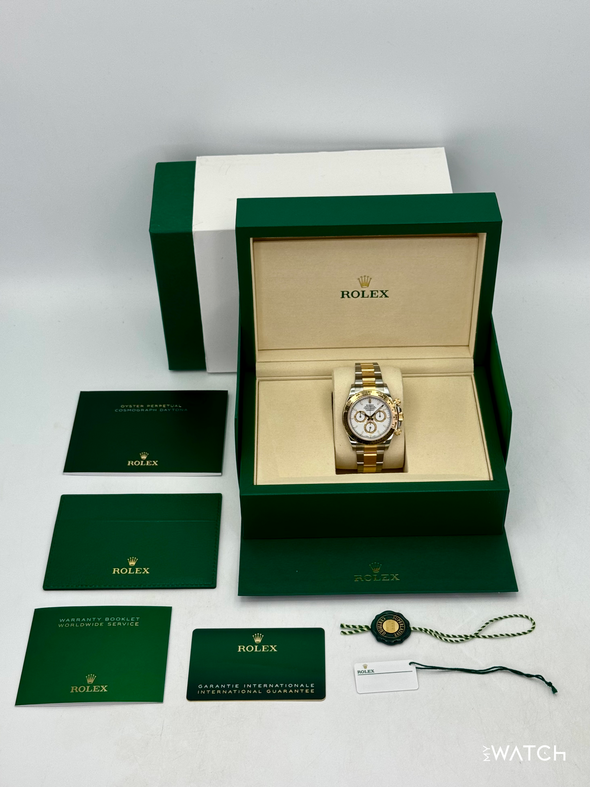 2025 Rolex Daytona 40mm 126503 Two-Tone White Dial - MyWatchLLC